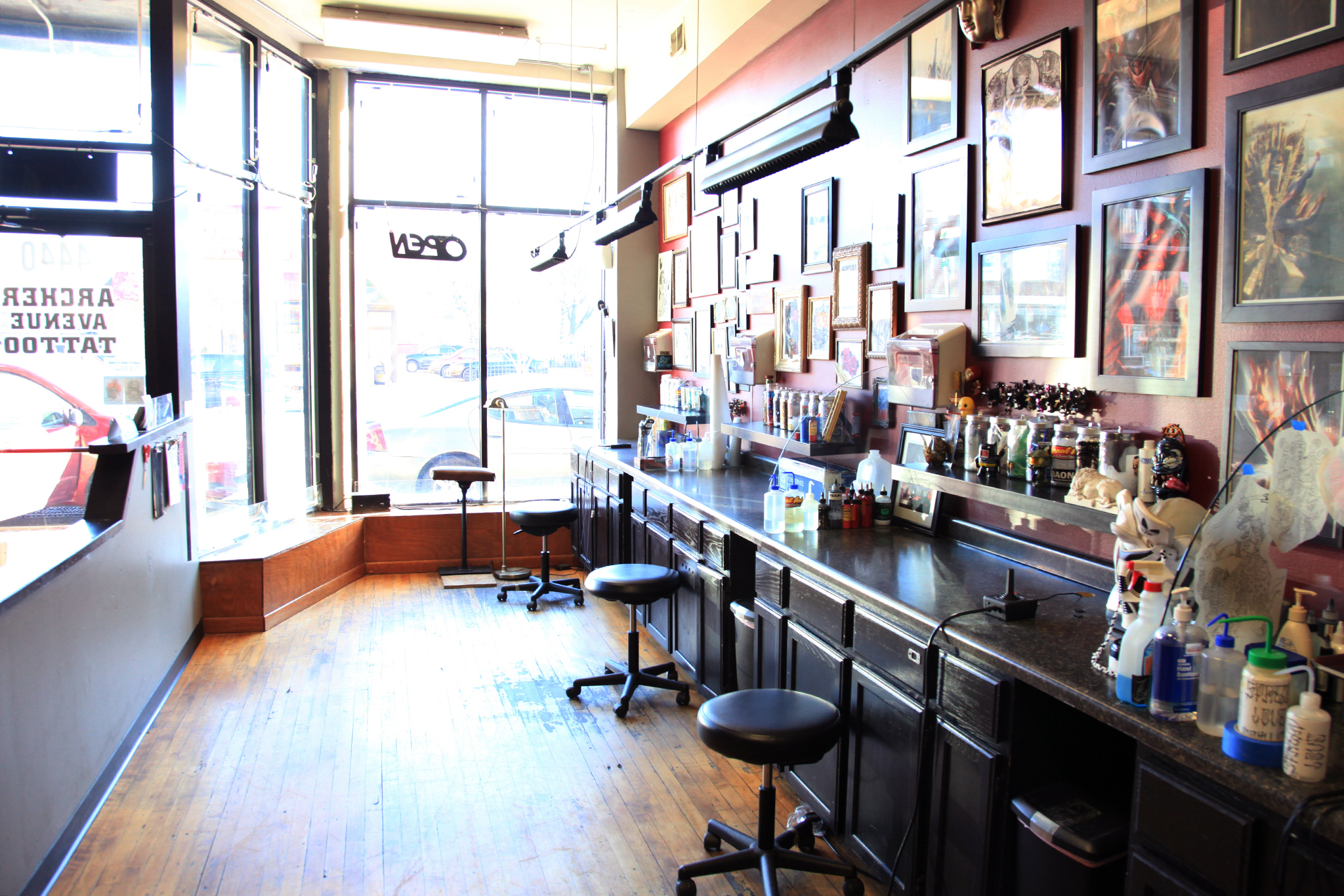 Tattoo shops for flash art, photorealism and more types of ink