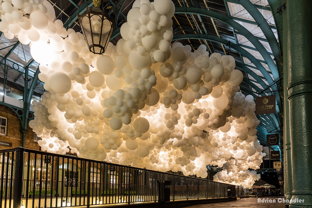 Charles Pétillon's 'Heartbeat', Covent Garden