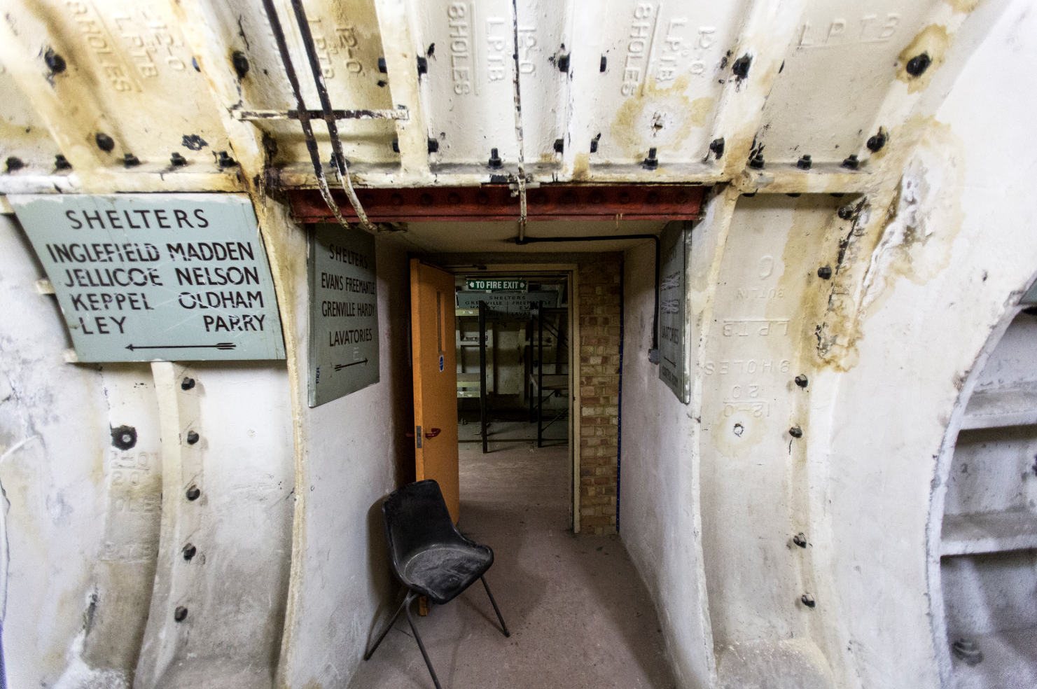 clapham south air raid shelter war tunnel photo