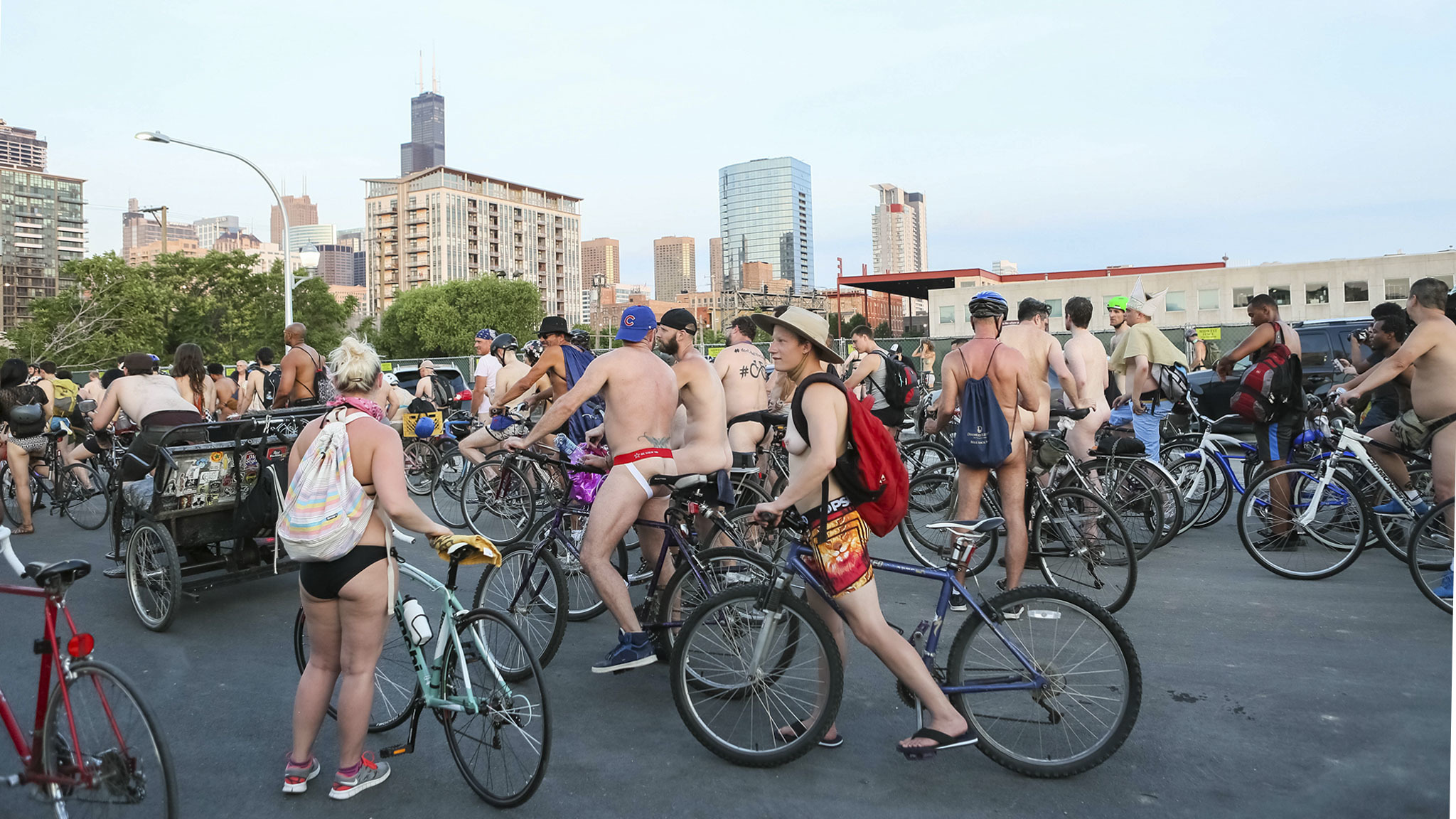 World Naked Bike Ride Photos From Chicago