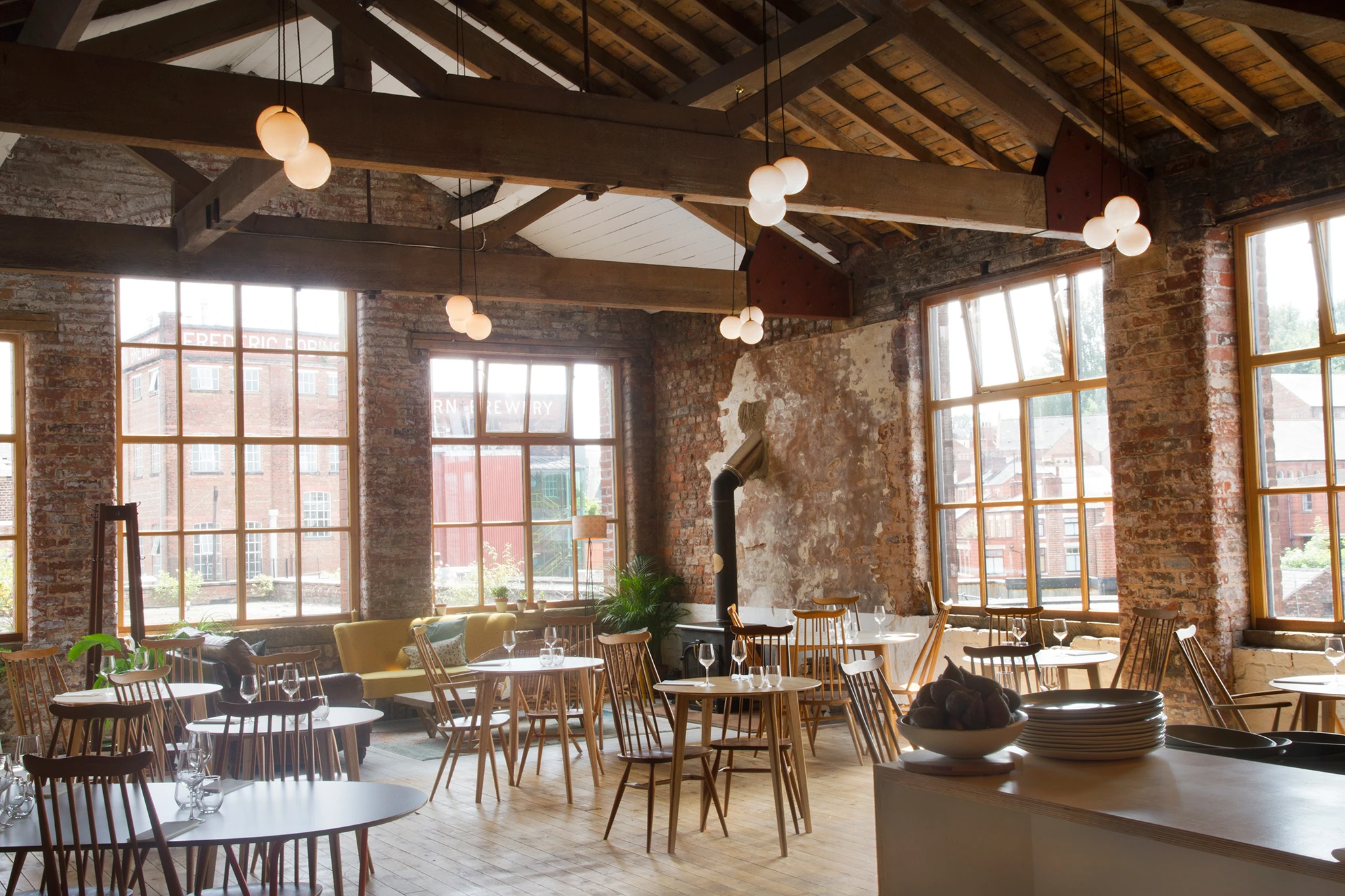 light-filled dining room of Where The Light Gets In