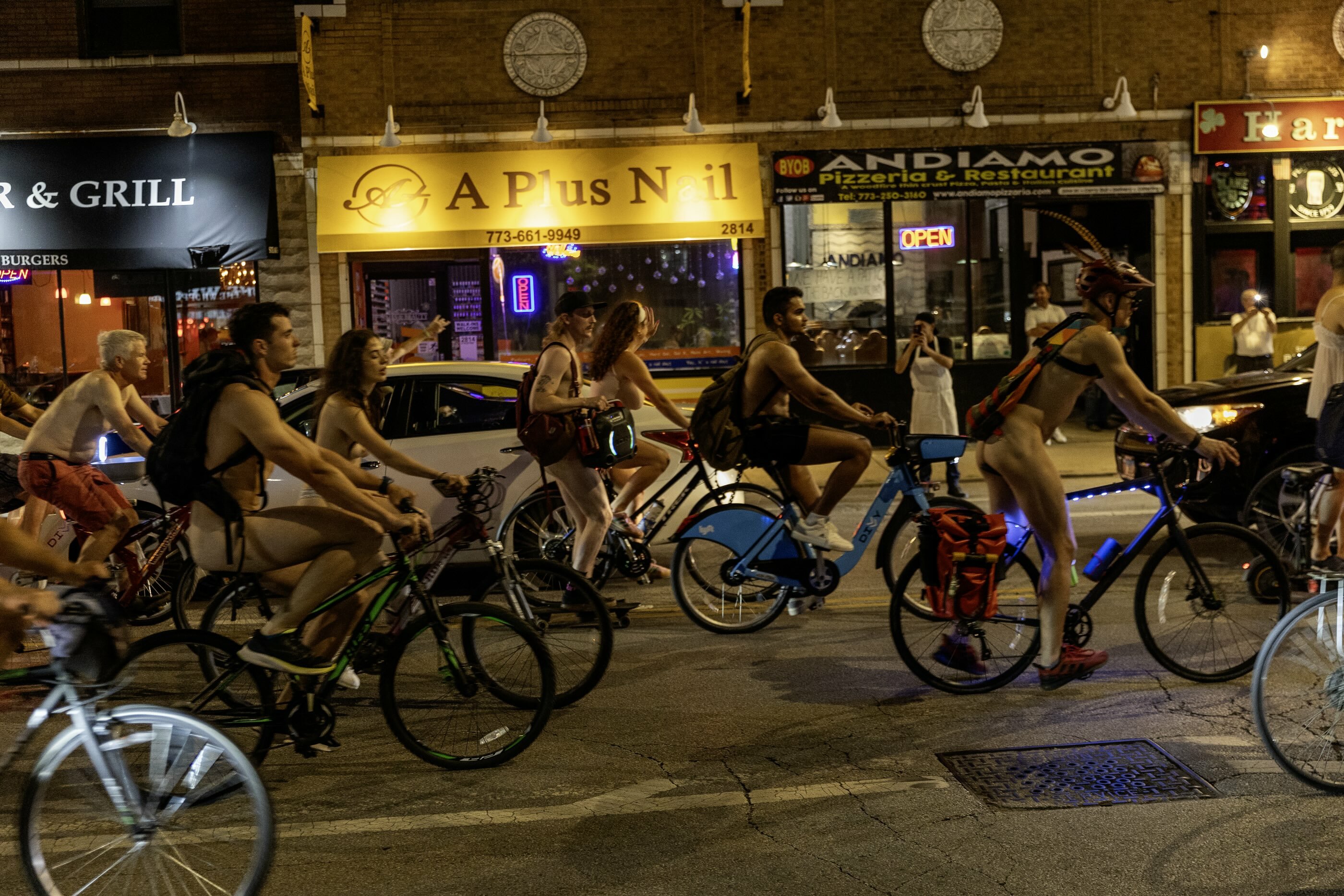 Photos From The World Naked Bike Ride Chicago