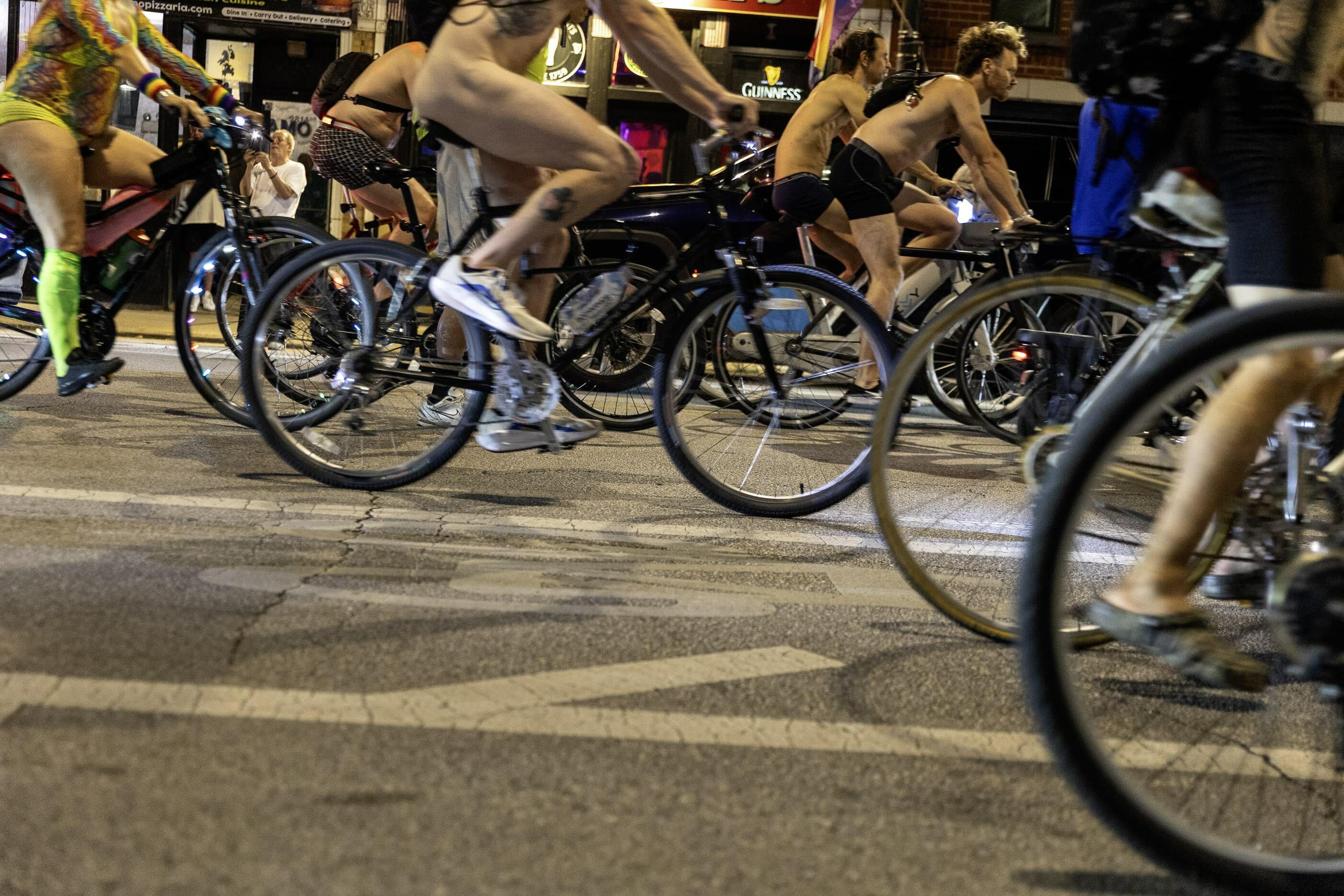 Photos From The World Naked Bike Ride Chicago