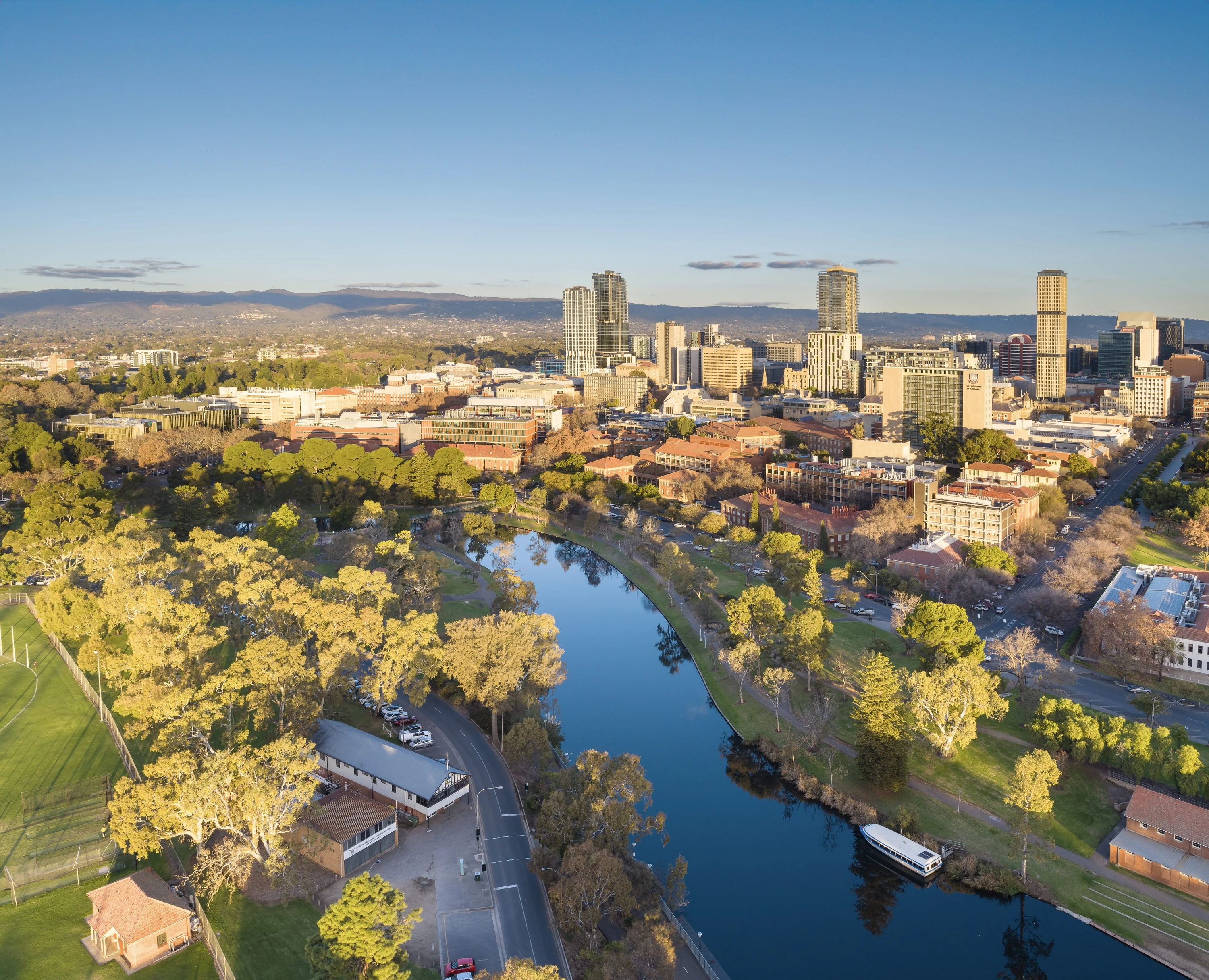 Aerial view of Adelaide