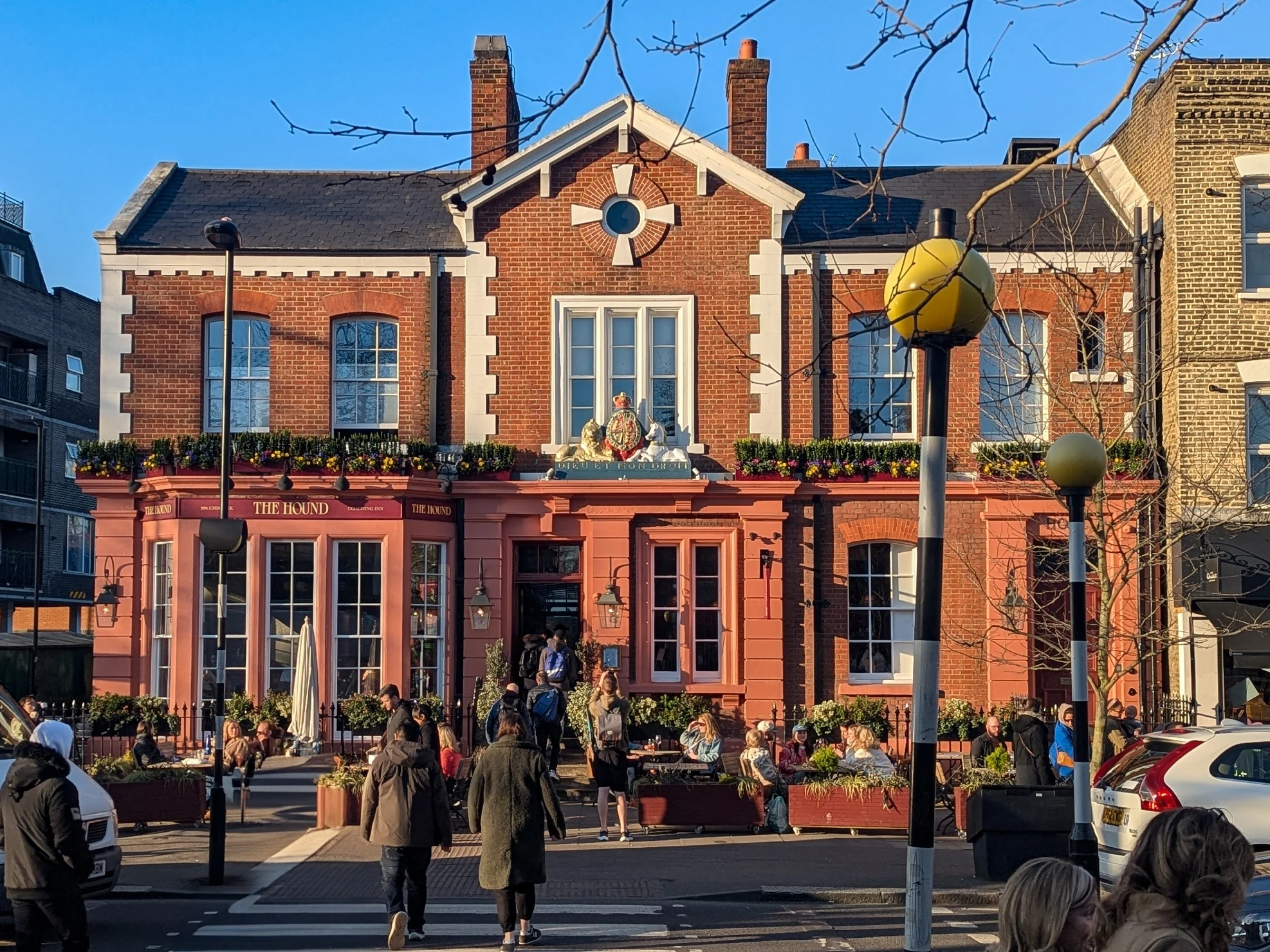 Exterior of The Hound, Chiswick