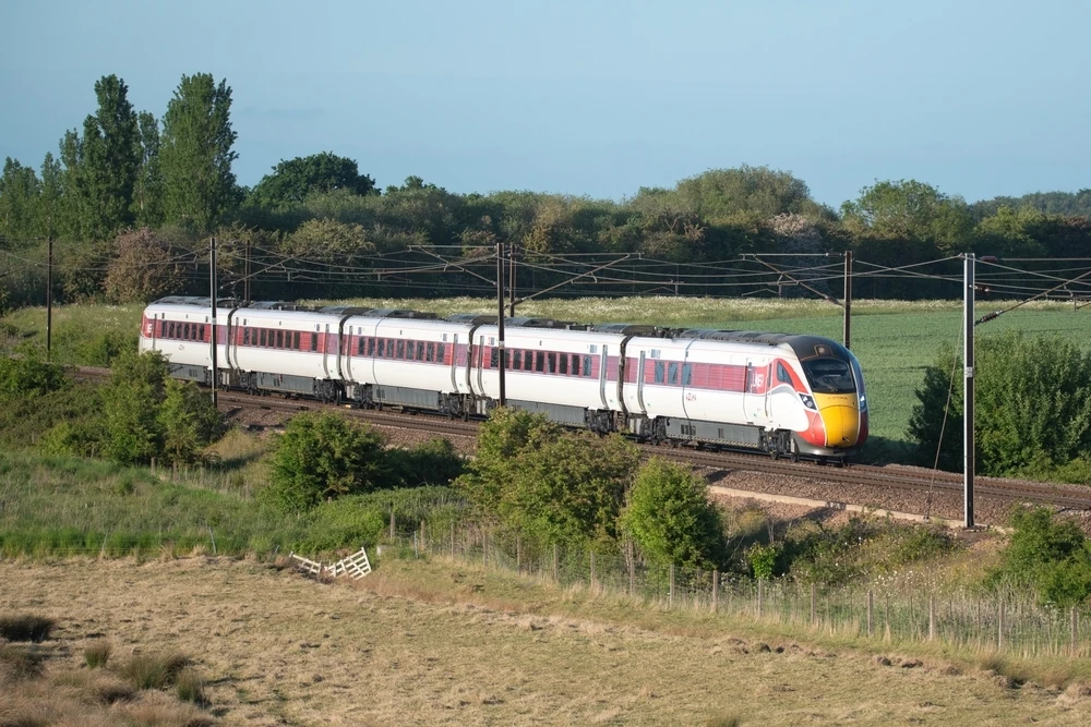 LNER train near York in England