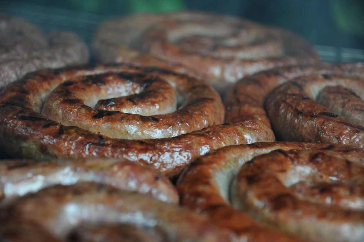 Boerewors on the braai