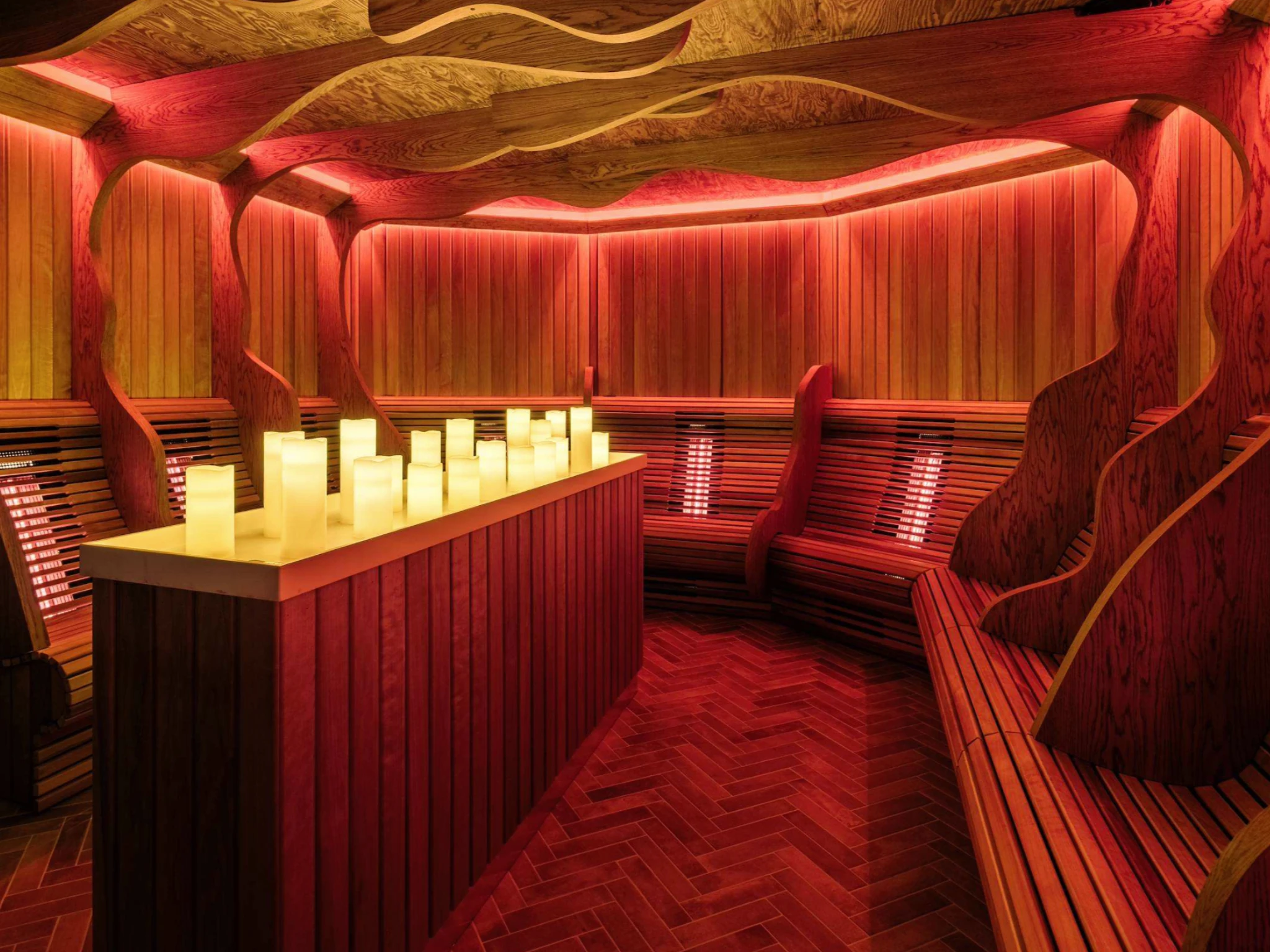 infrared sauna at villa foresta