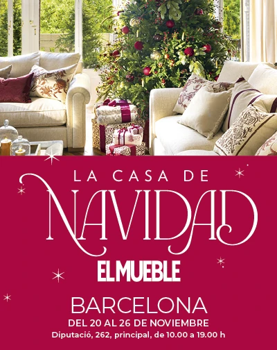 Cartell promocional La Casa de Navidad El Mueble Barcelona