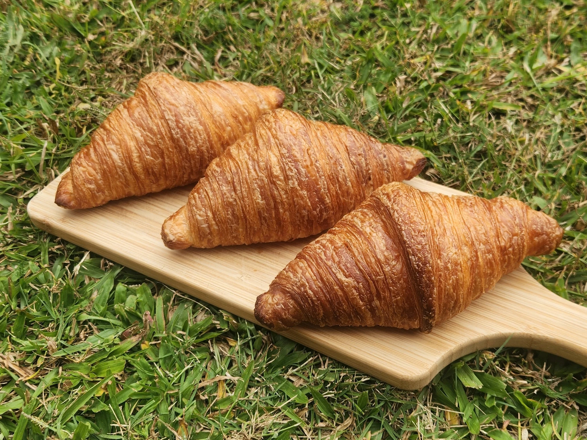 Three croissants