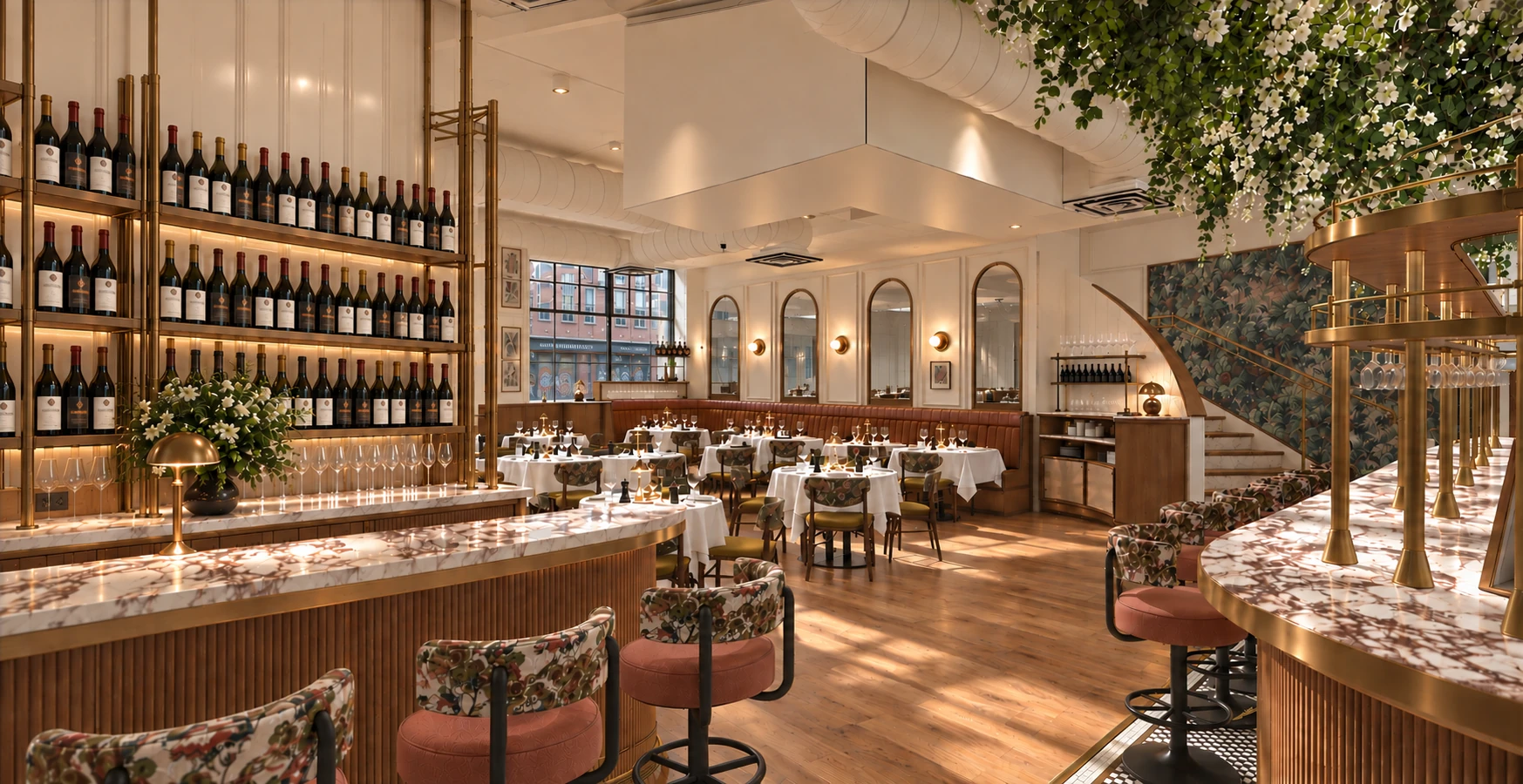 Render of Roast Shoreditch dining room