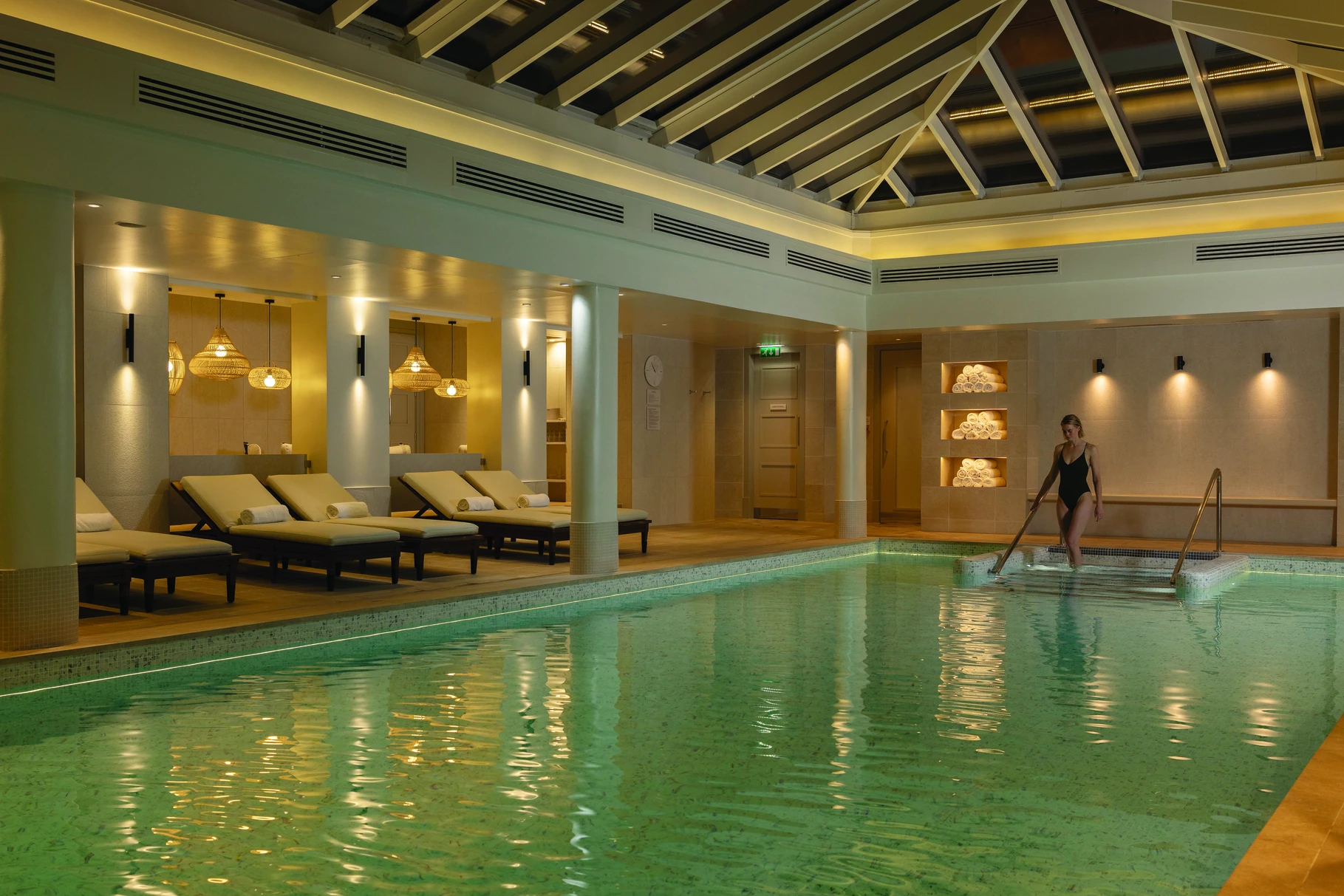 Swimming pool at Old Course Hotel, Golf Resort & Spa in St Andrews, Fife