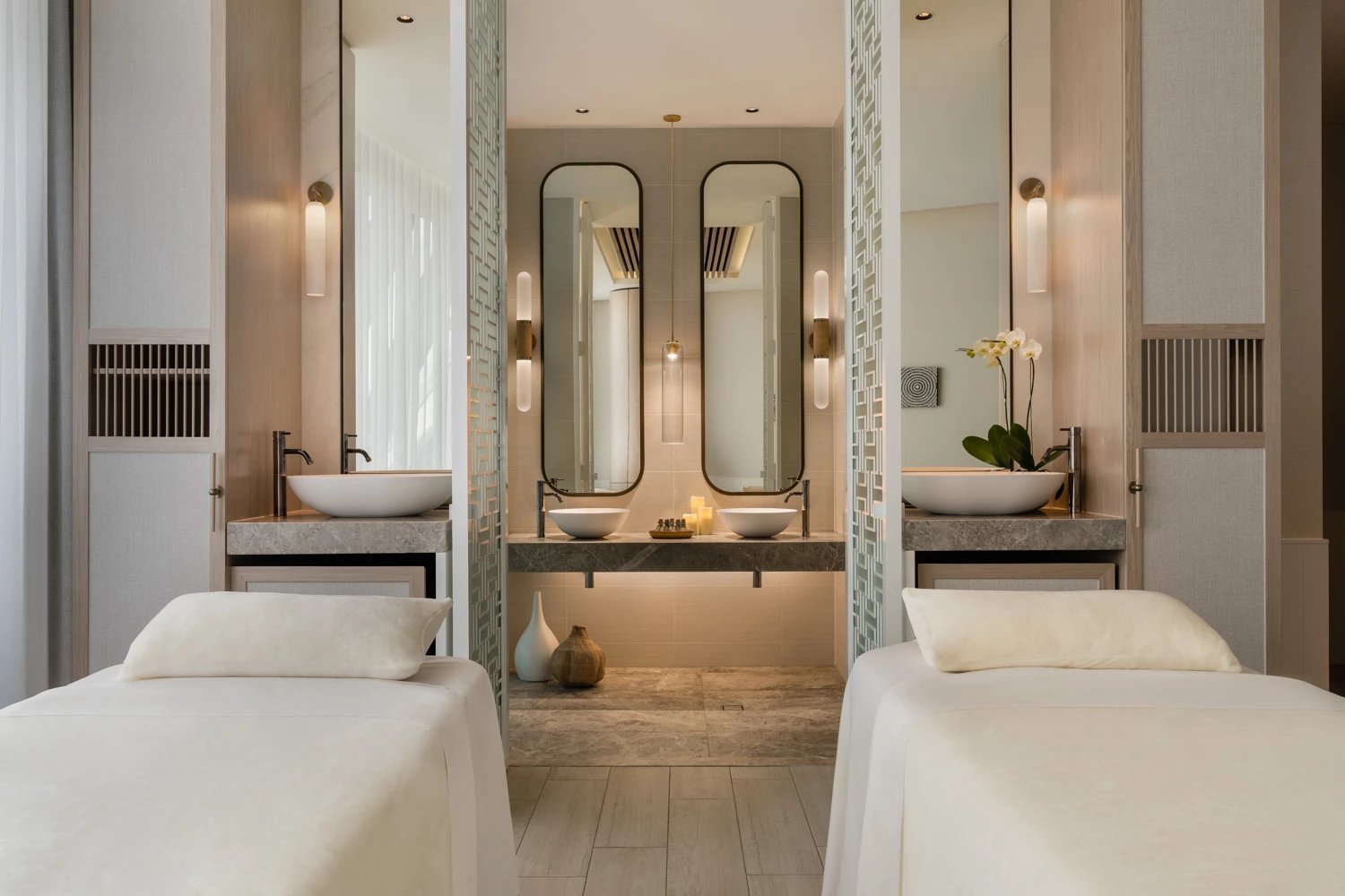 Spa treatment room