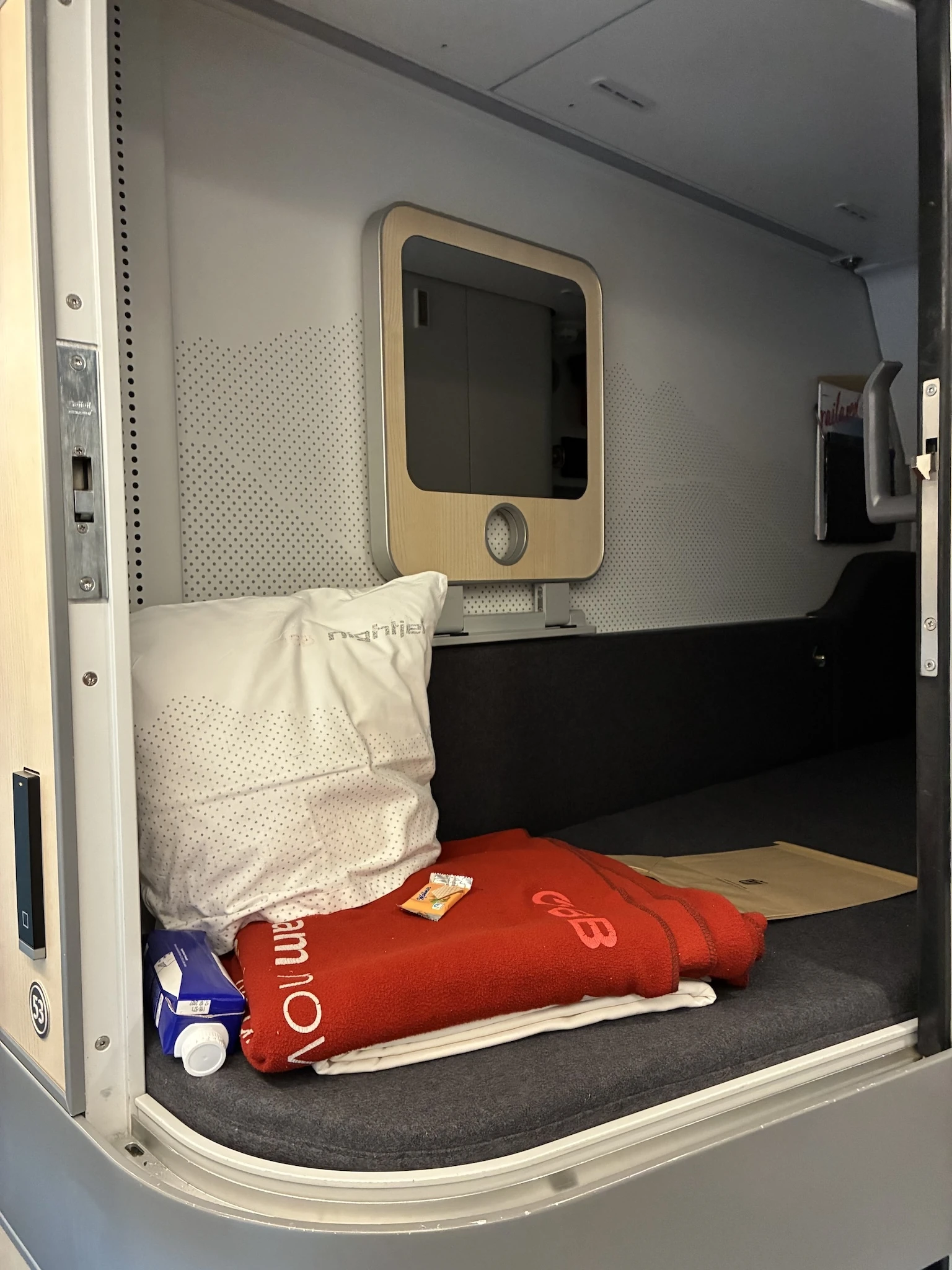 The Nighjet sleeper pod