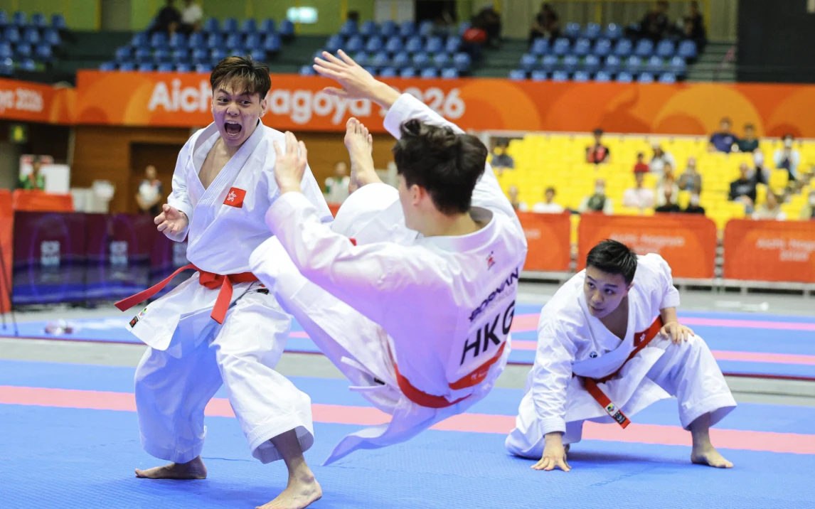 Hong Kong wins karate men&rsquo;s bronze medal at the 2026 Asian Games