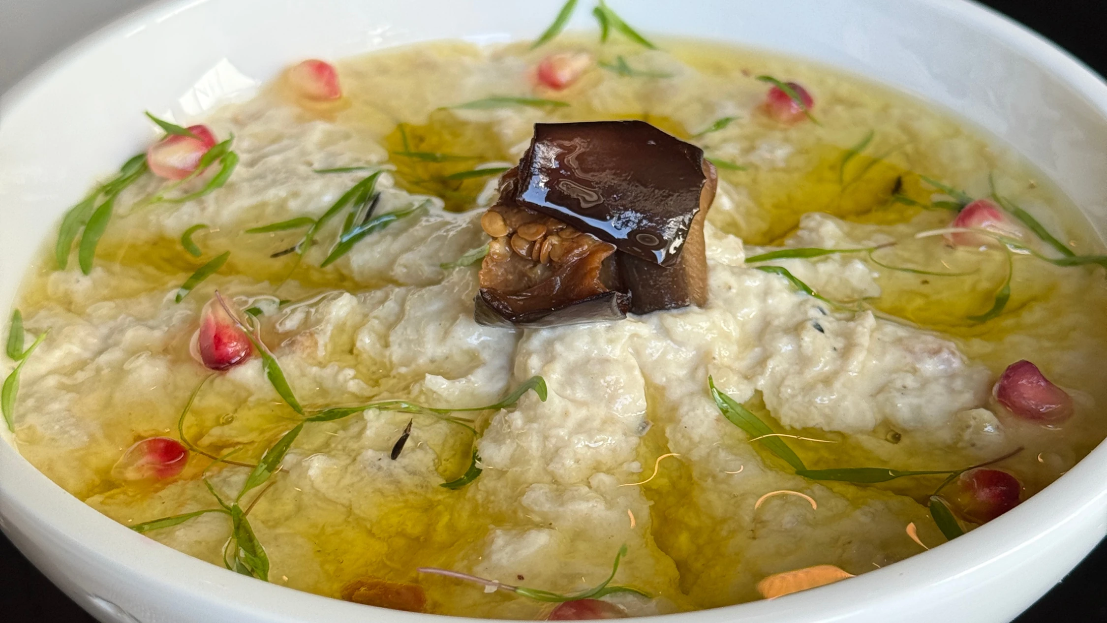 Baba ghanoush at Zanobiba