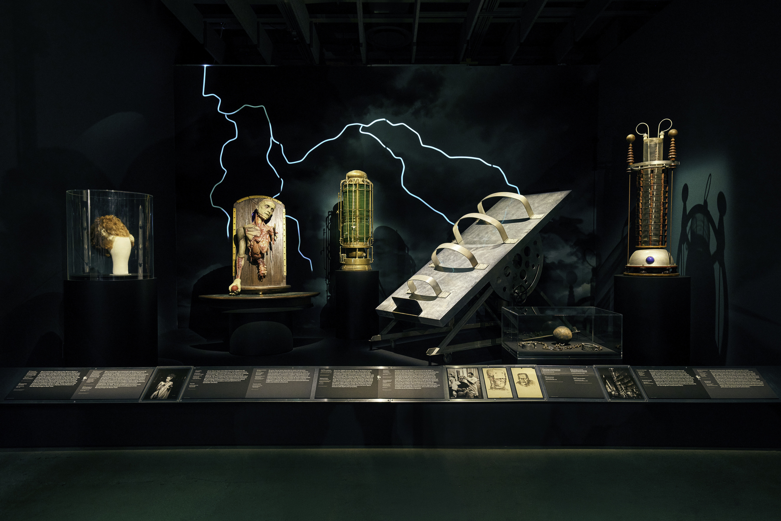 A display dedicated to ‘Frankenstein’ at “The Horror Show.”