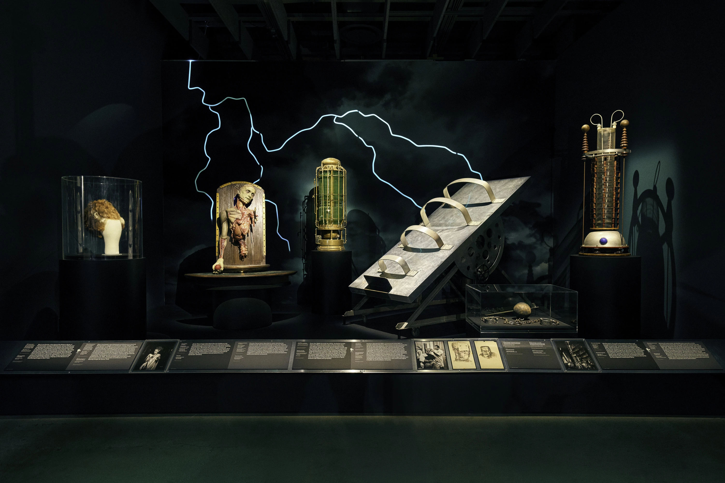 A display dedicated to &lsquo;Frankenstein&rsquo; at &ldquo;The Horror Show.&rdquo;