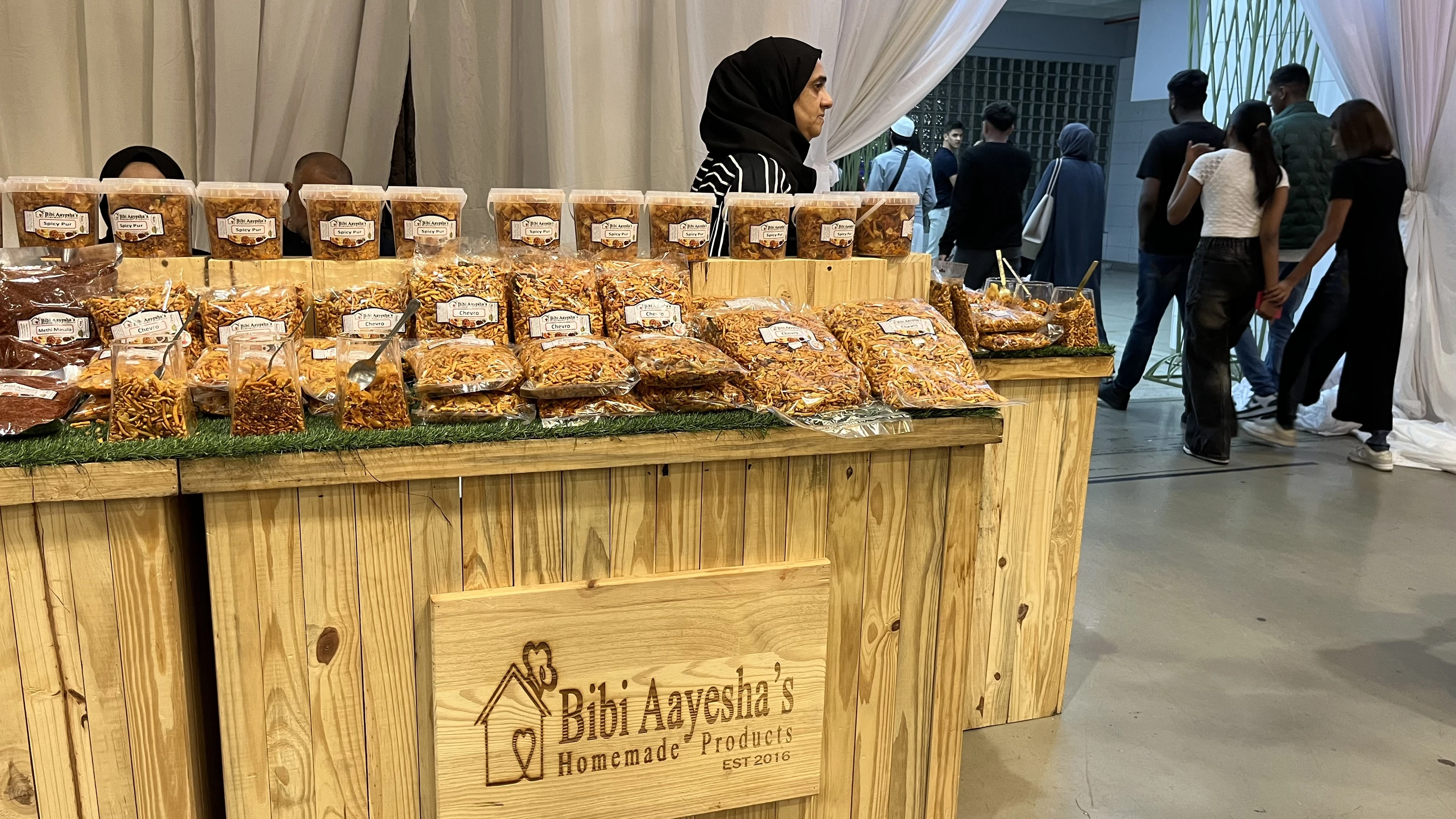 Bibi Aayesha&rsquo;s stall was stocked with spicy pur and chevra among the weekend&rsquo;s food finds.