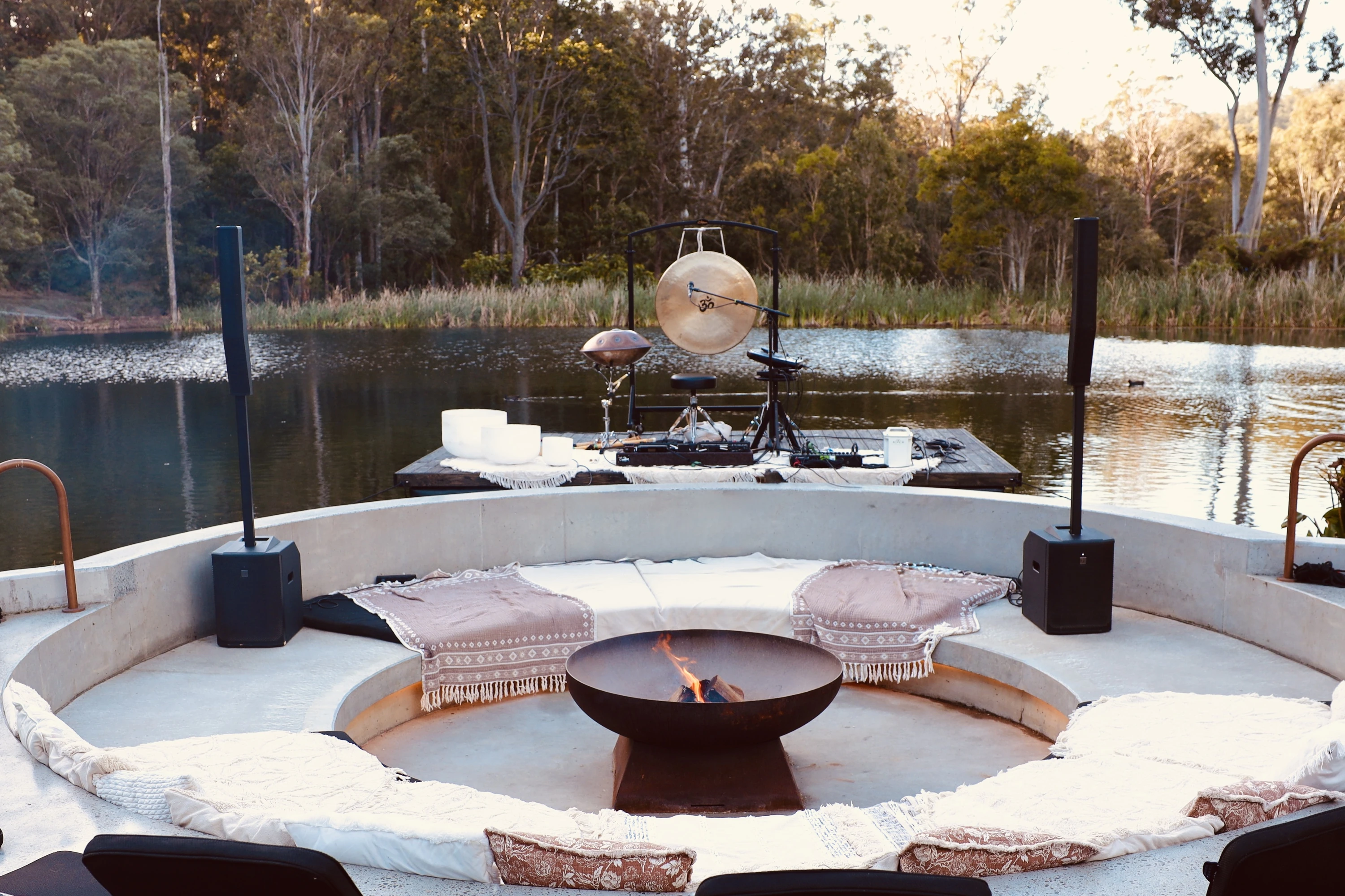 Floating Sound Healing Platform