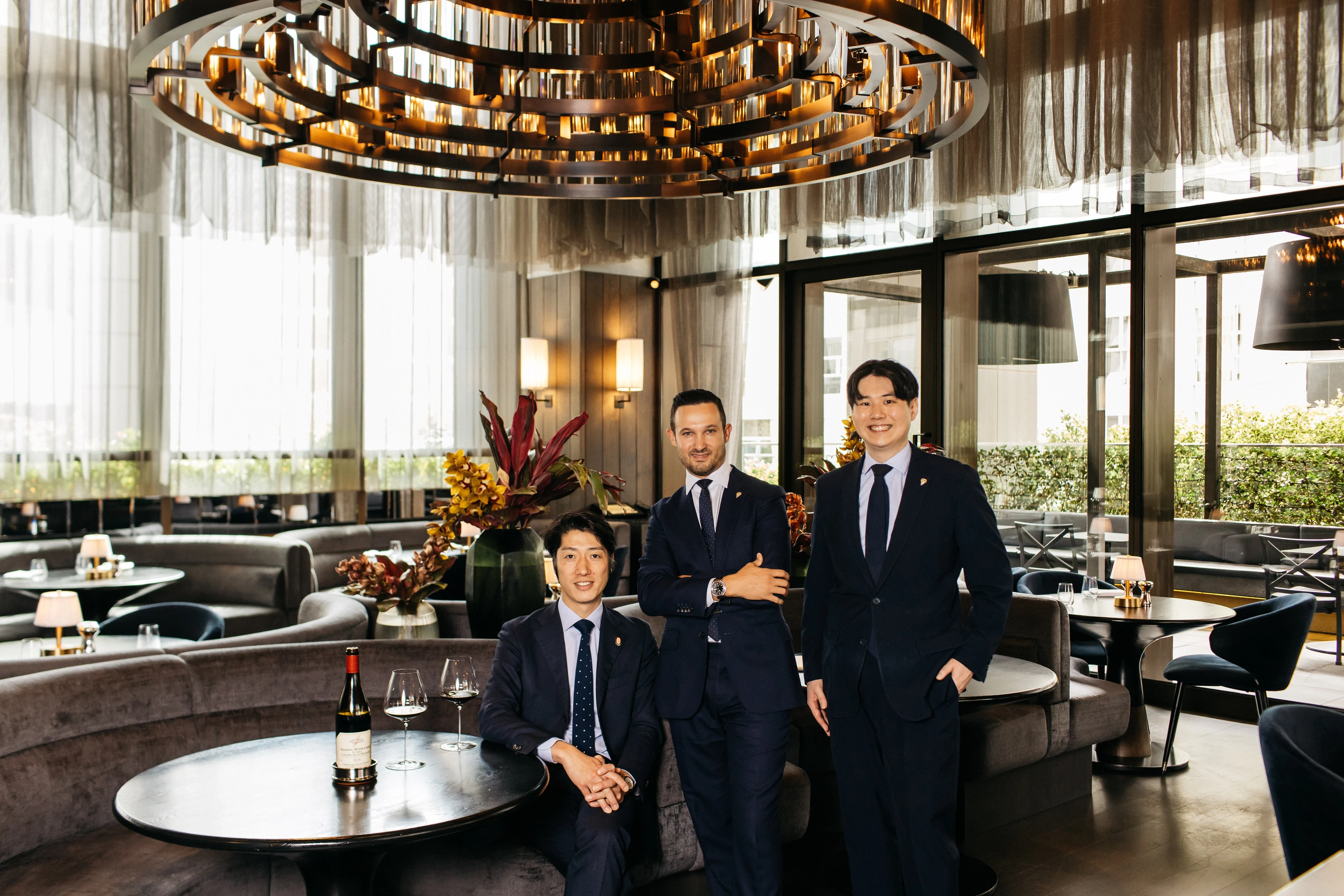 Three sommeliers