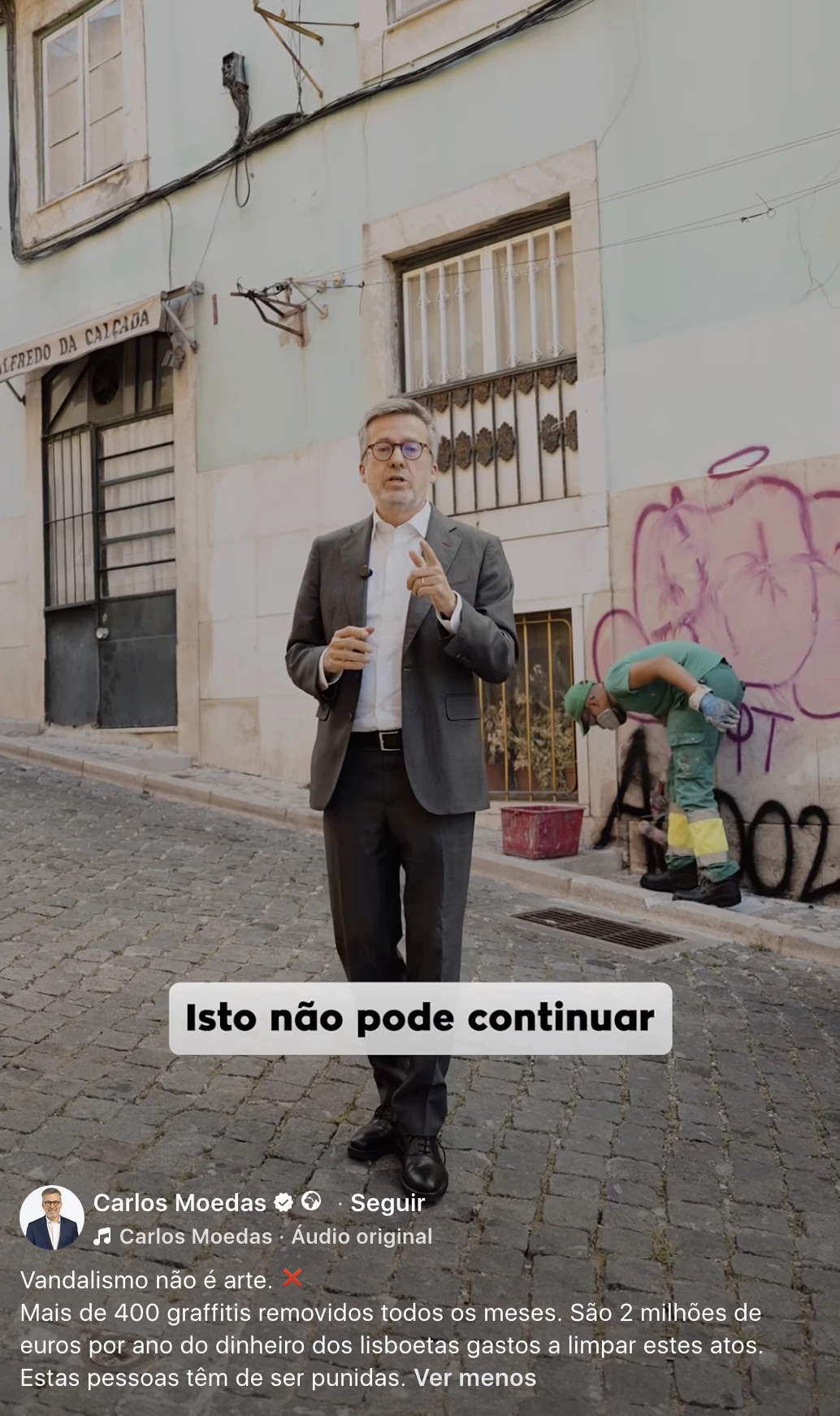 Carlos Moedas, presidente da C&acirc;mara Municipal de Lisboa