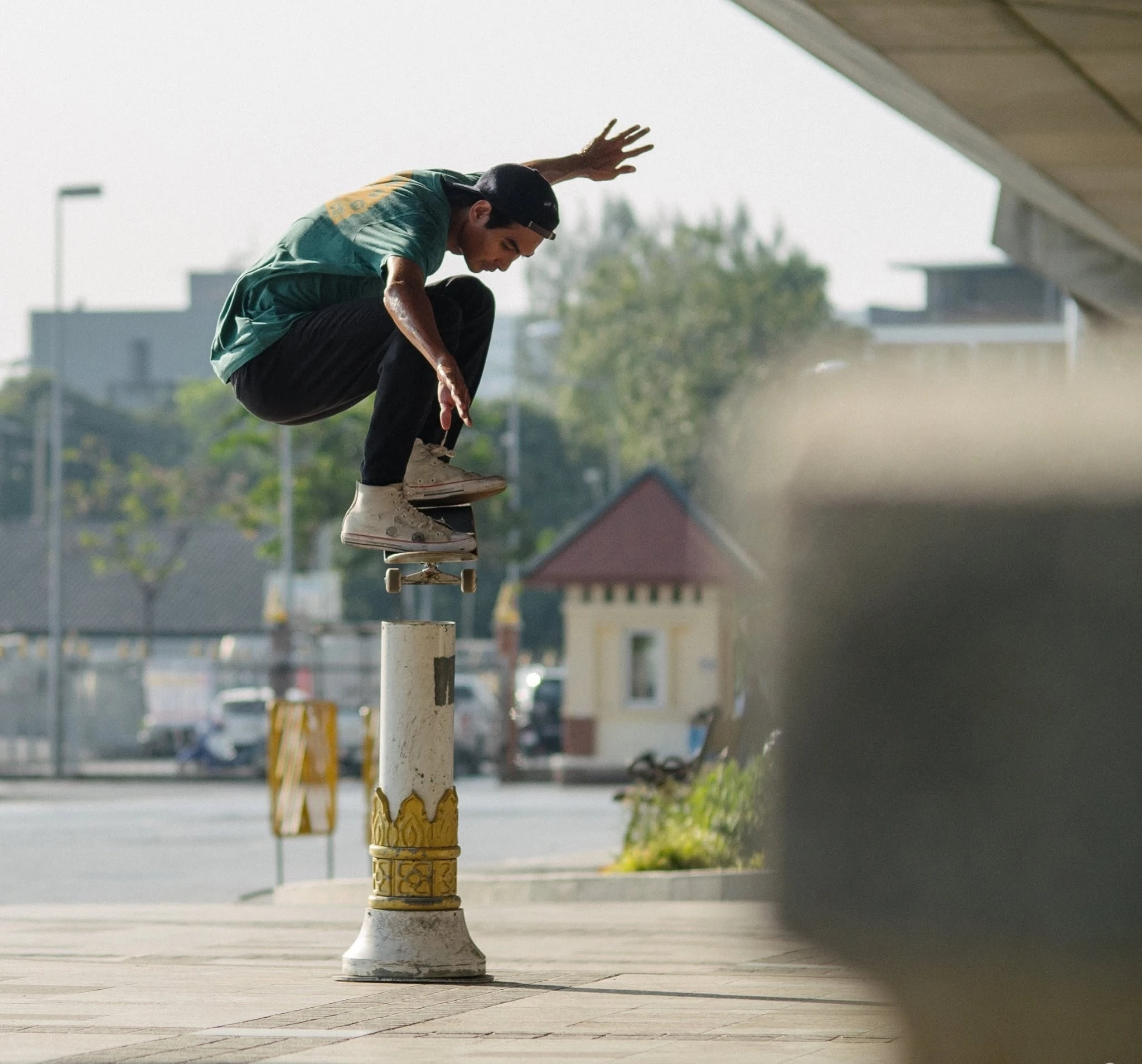 Janchai Mont &ndash; Preduce Skateboards &ndash; Geng Jakkarin Ollie Rama 8 bridge