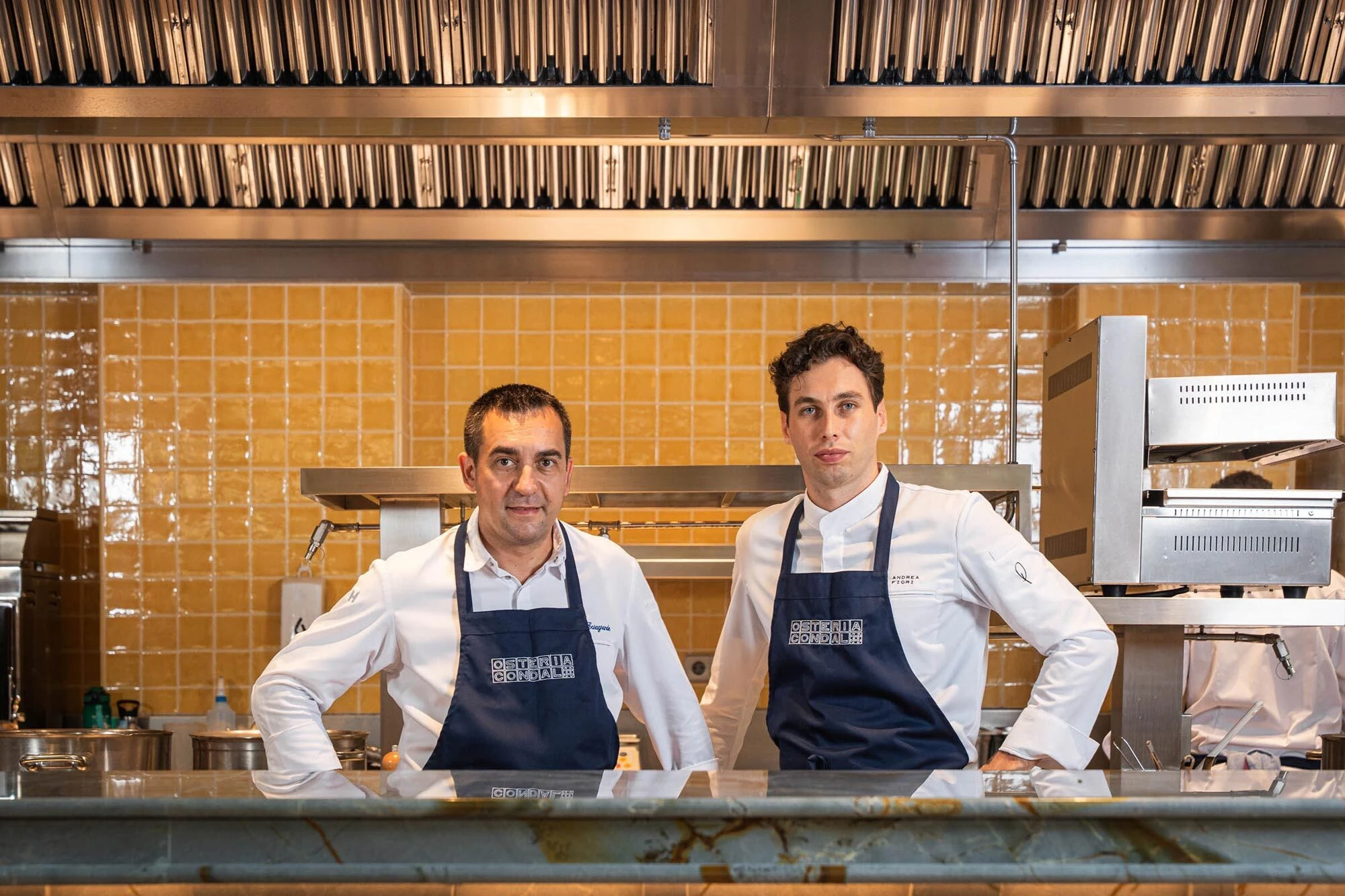 Paolo Casagrande y Andrea Fiori en Osteria Condal 
