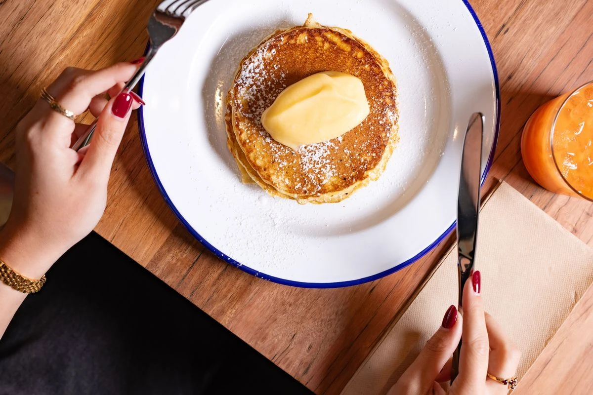 Pancake with butter