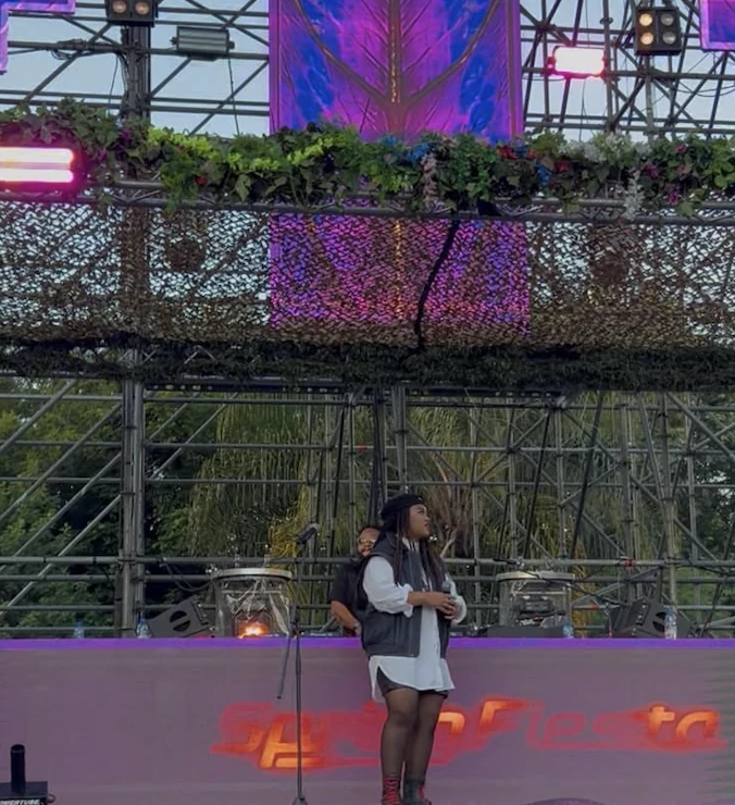 Msaki's award winning vocals kept the crowd entertained at Spring Fiesta.