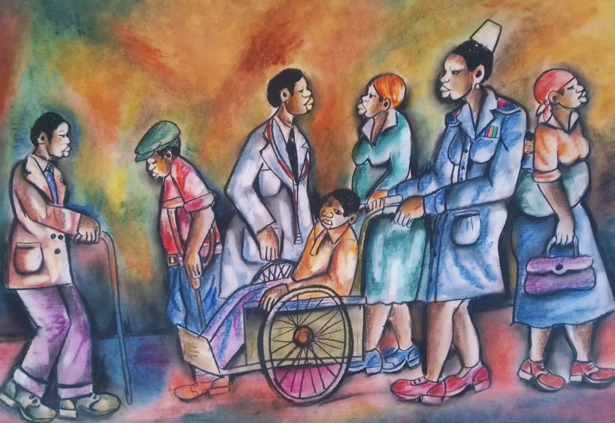 The late Peter Sibeko used art to tackle the injustices of his lifetime and today his daughter Nonkululeko is doing the same with the injustice in her lifetime.