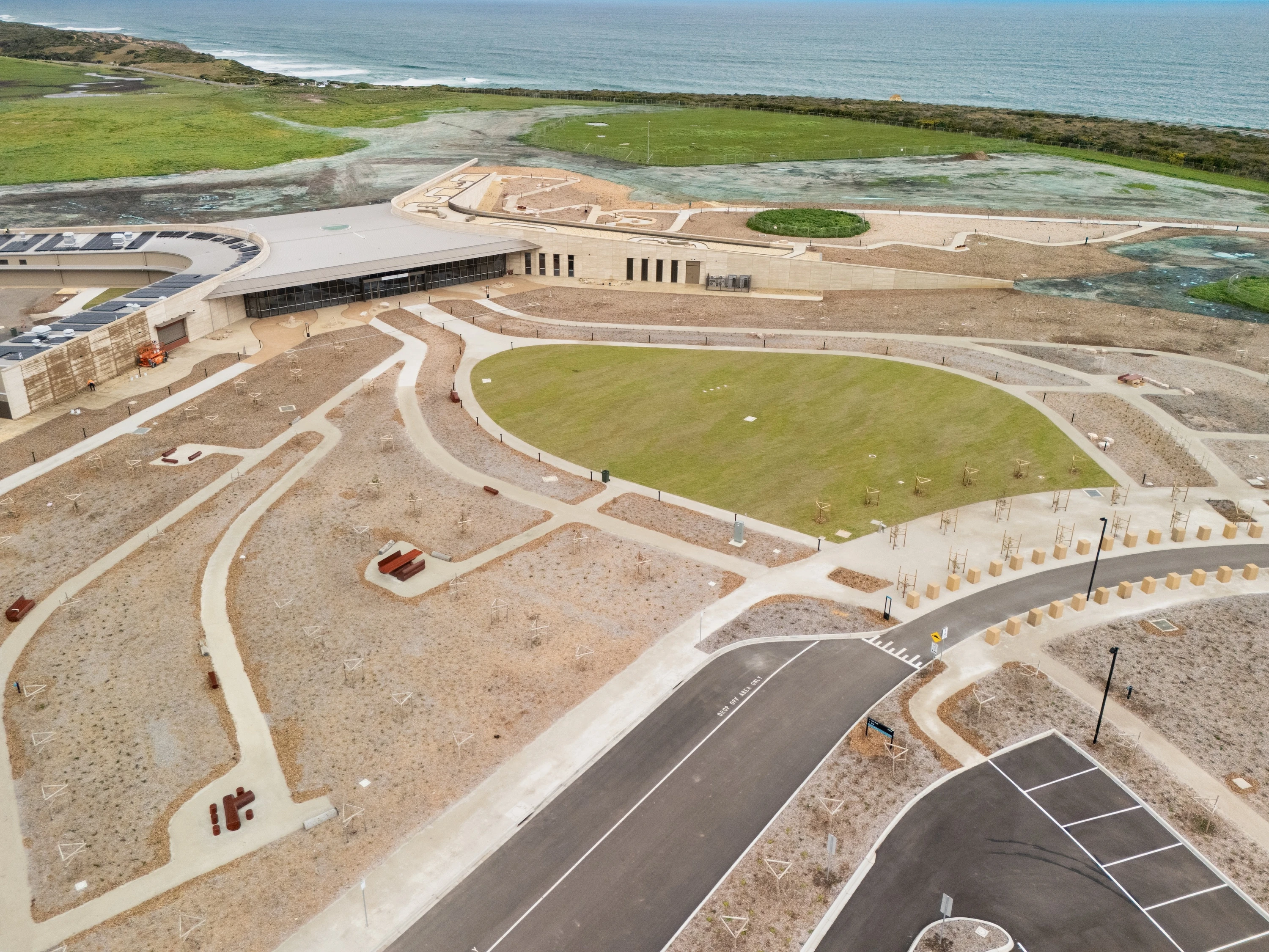 The Welcome Garden at the Twelve Apostles Visitor Centre