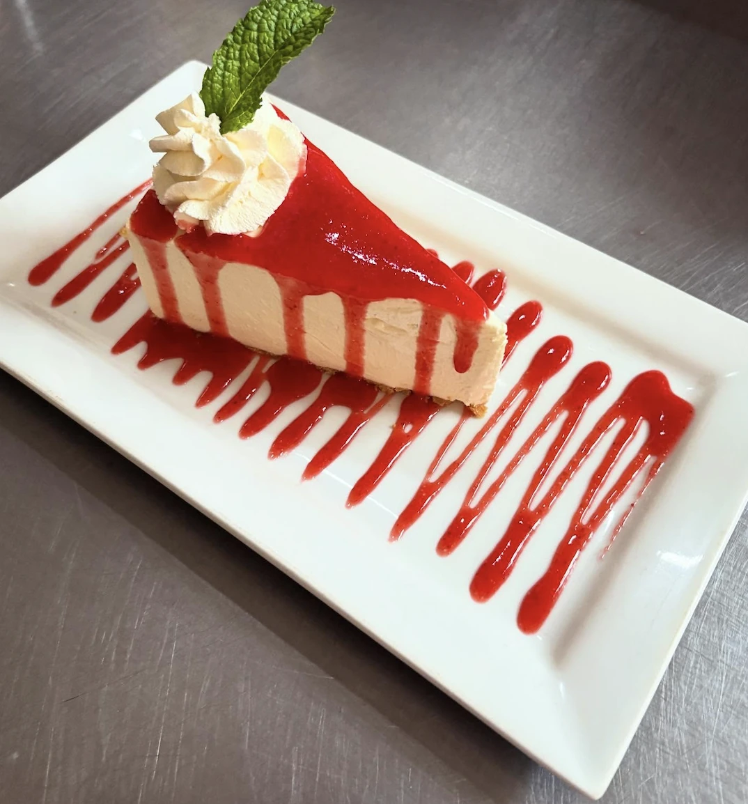 The Tangaroa Strawberry Farm even makes desserts like this with the berries directly from the farm.
