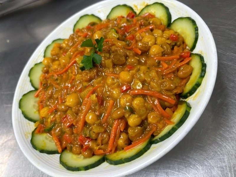 Chakalaka prepared by chef Nelson Makgakoa