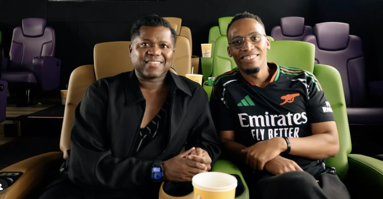 Vista Kalipa and Athi Dantile at the Egrek Cinema.