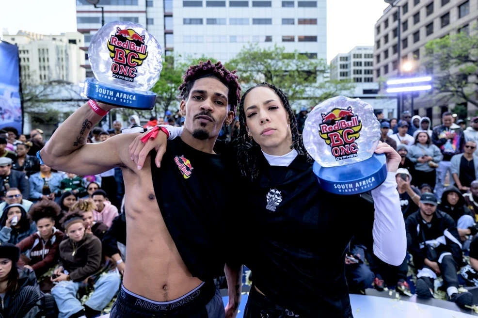 B-boy Toufeeq and B-girl Courtna&eacute; Red Bull BC One National Final, Thibault Square