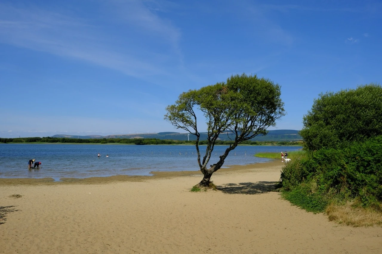 The beaches in Bridgend, South Wales were used as a filming location in Treasure Island