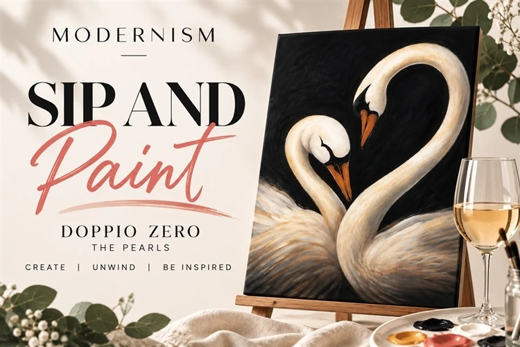 If you haven't tried one yet, these Sip and Paint mornings are well worth it. 