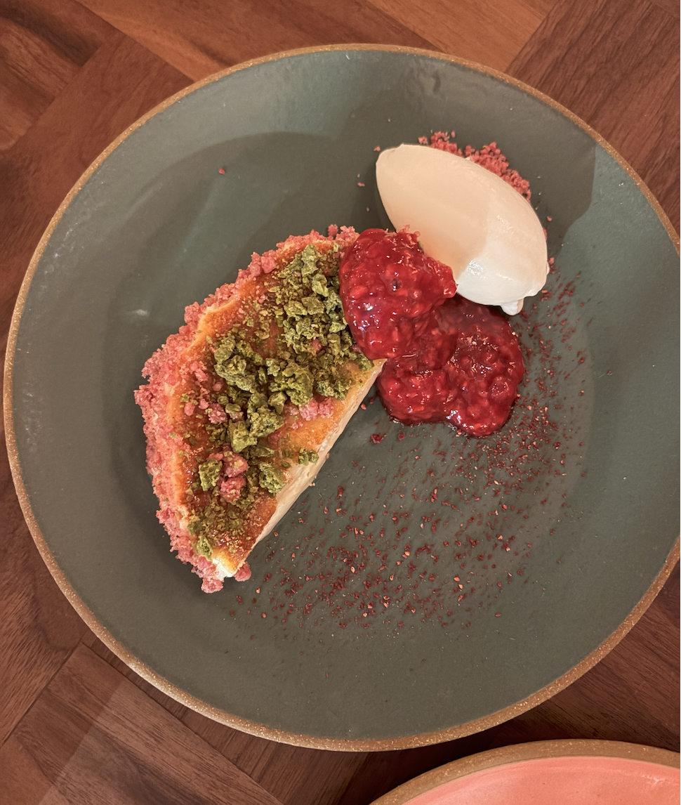 Basque cheesecake at Gable