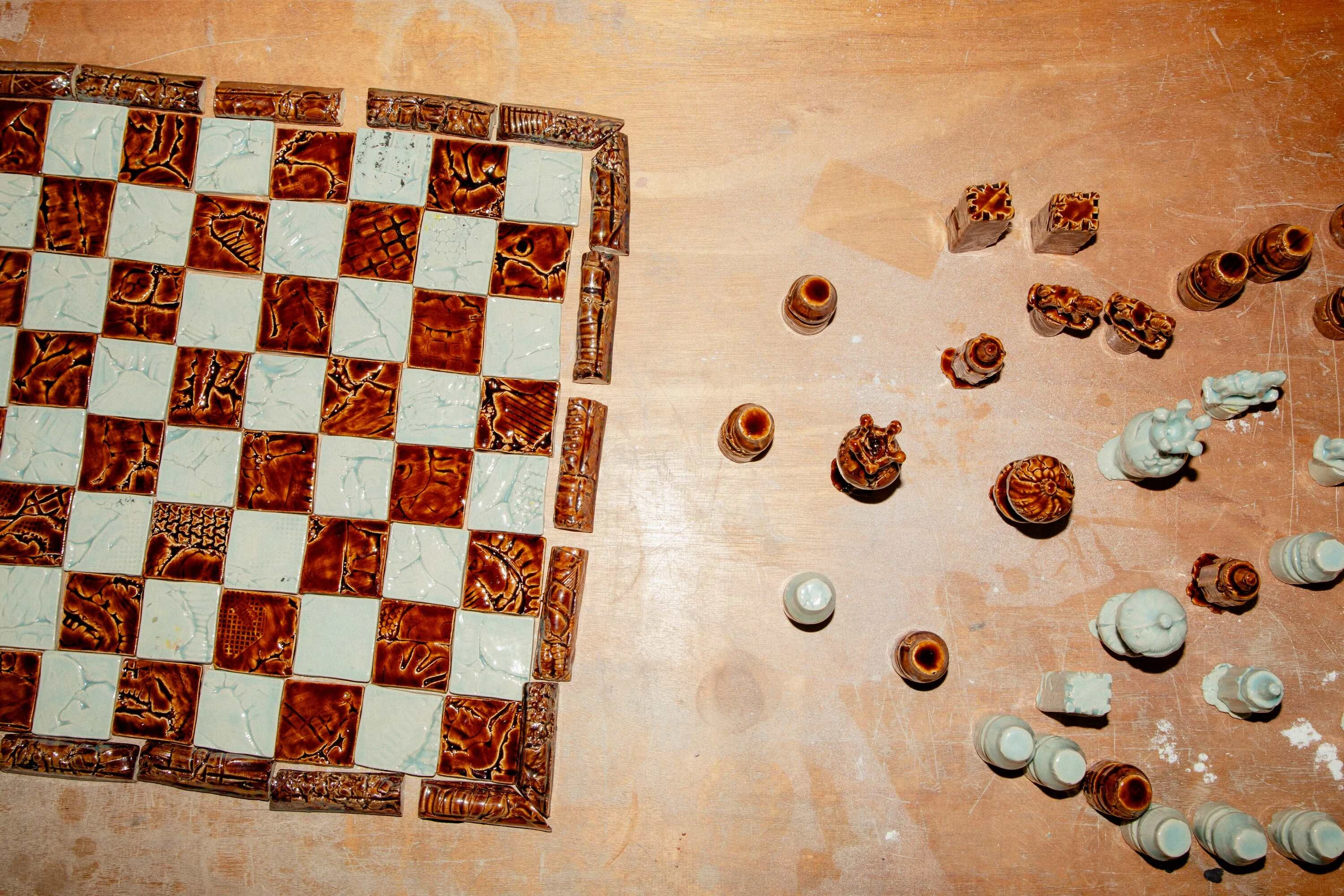 Chess board and pieces