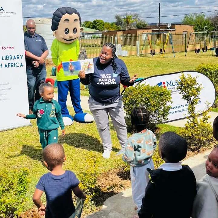Nal'ibali doing community work of restoring the joy of reading in children in the communities