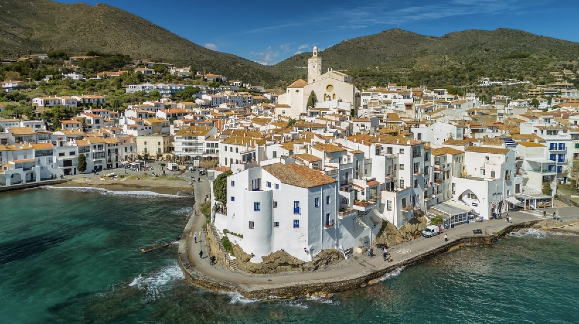Vista panor&agrave;mica de Cadaqu&eacute;s 