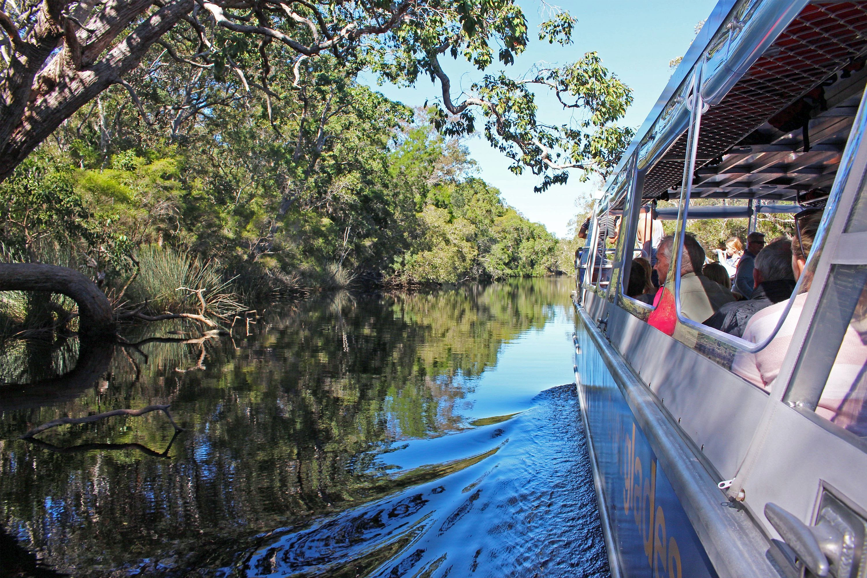 Cruise on lake