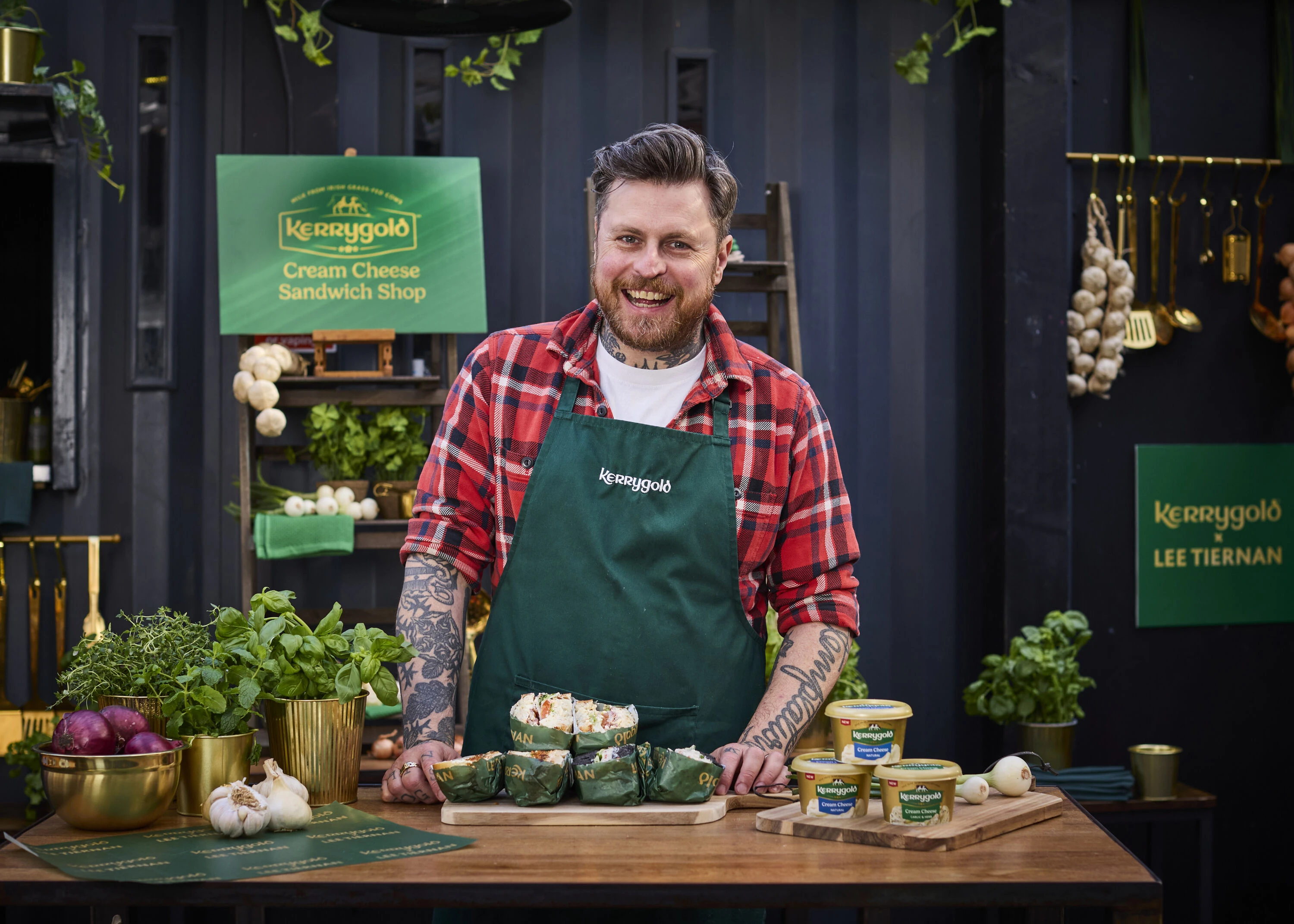 Lee Tiernan X Kerrygold Cream Cheese Sandwich Shop