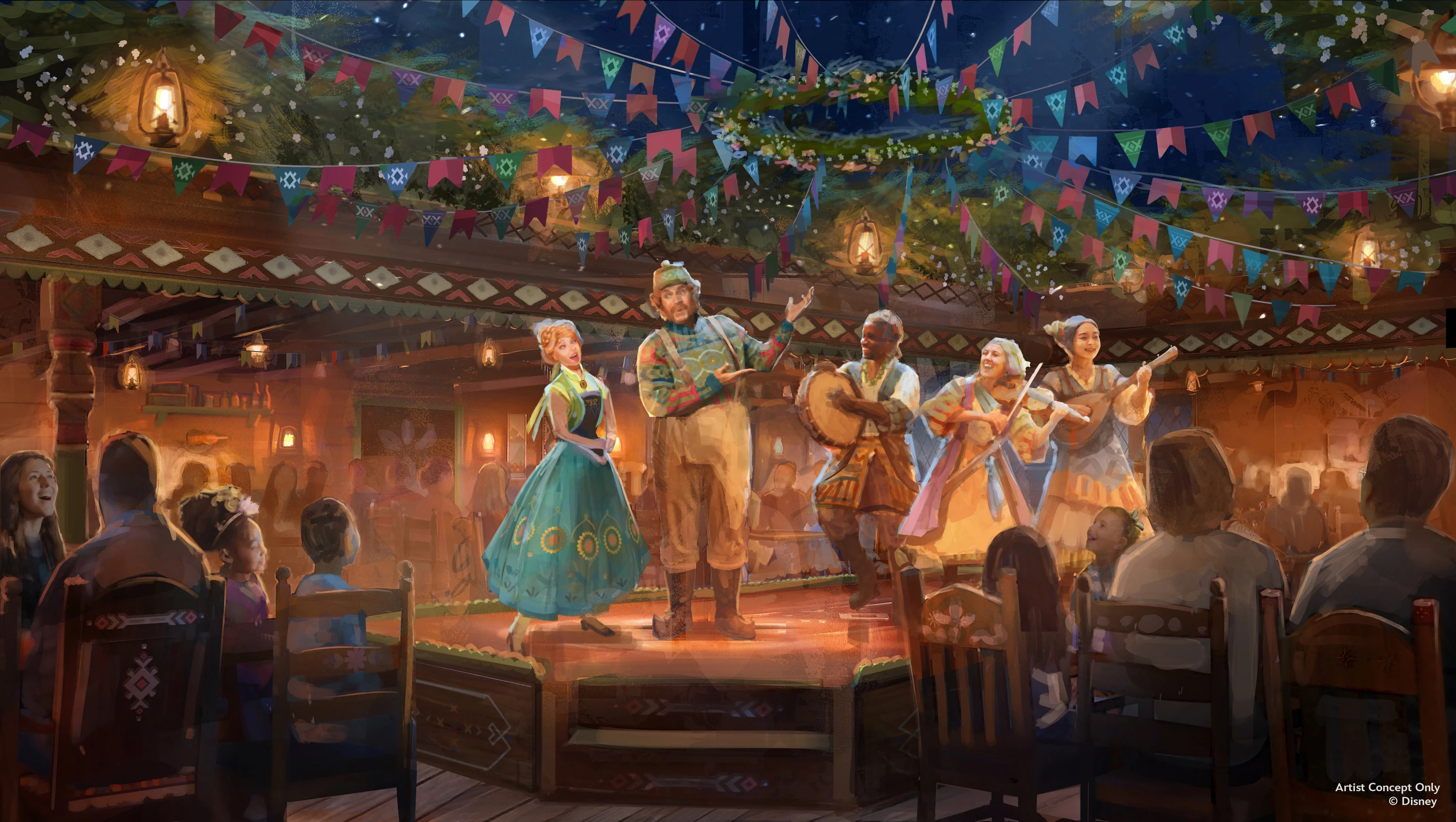 Oaken's Table aboard Disney Believe