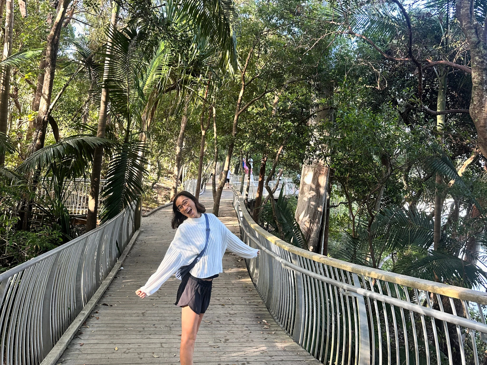 Girl in national park