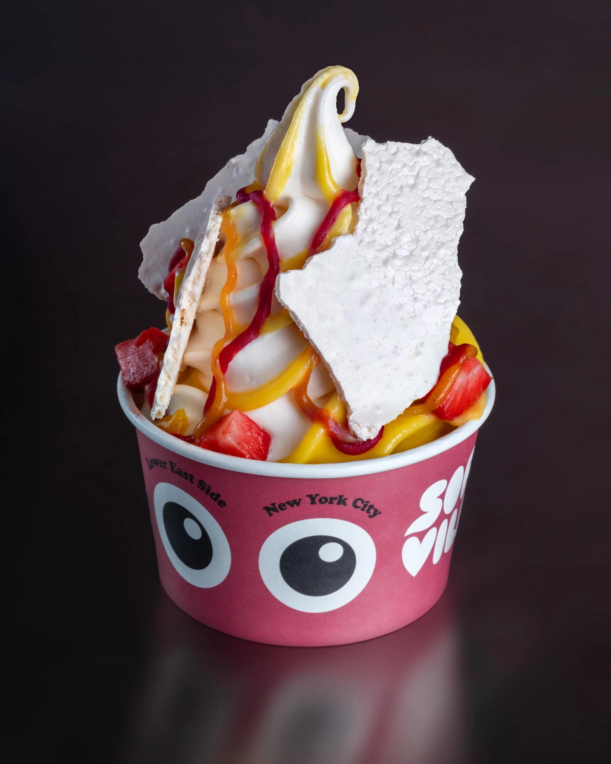 Pavlova sundae at Softville