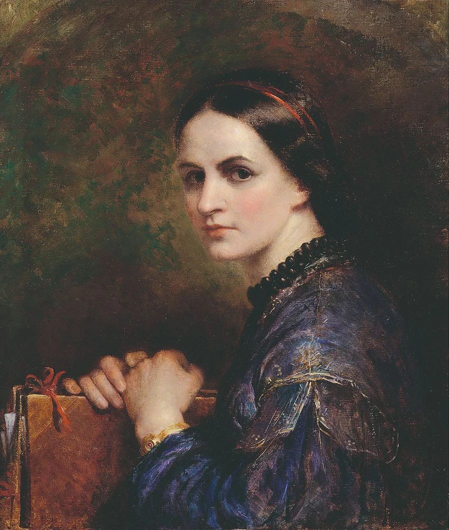 Mary Severn, Autorretrato, c. 1862