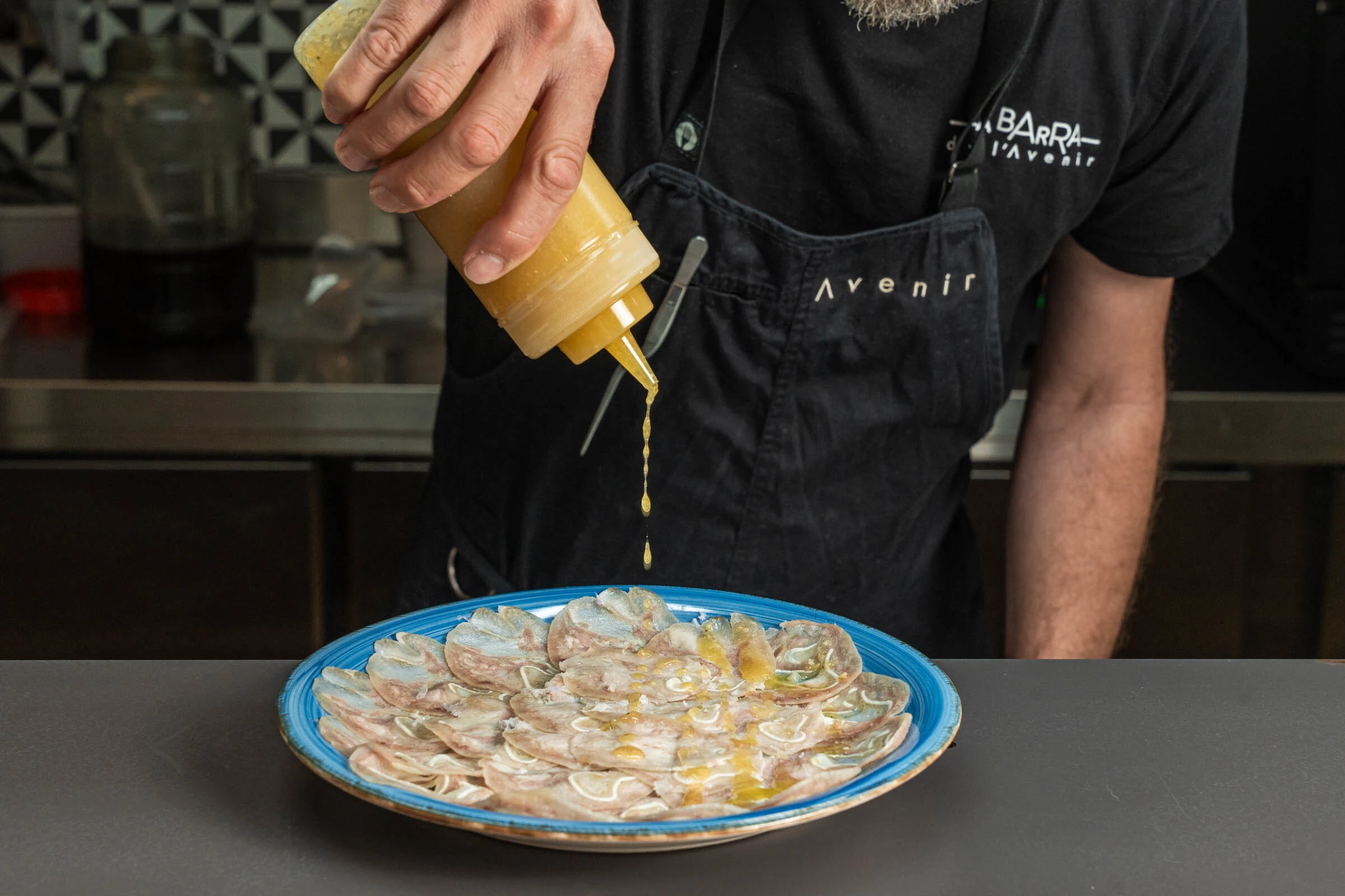 Carpaccio de morro i orella, Barra de l'Avenir 