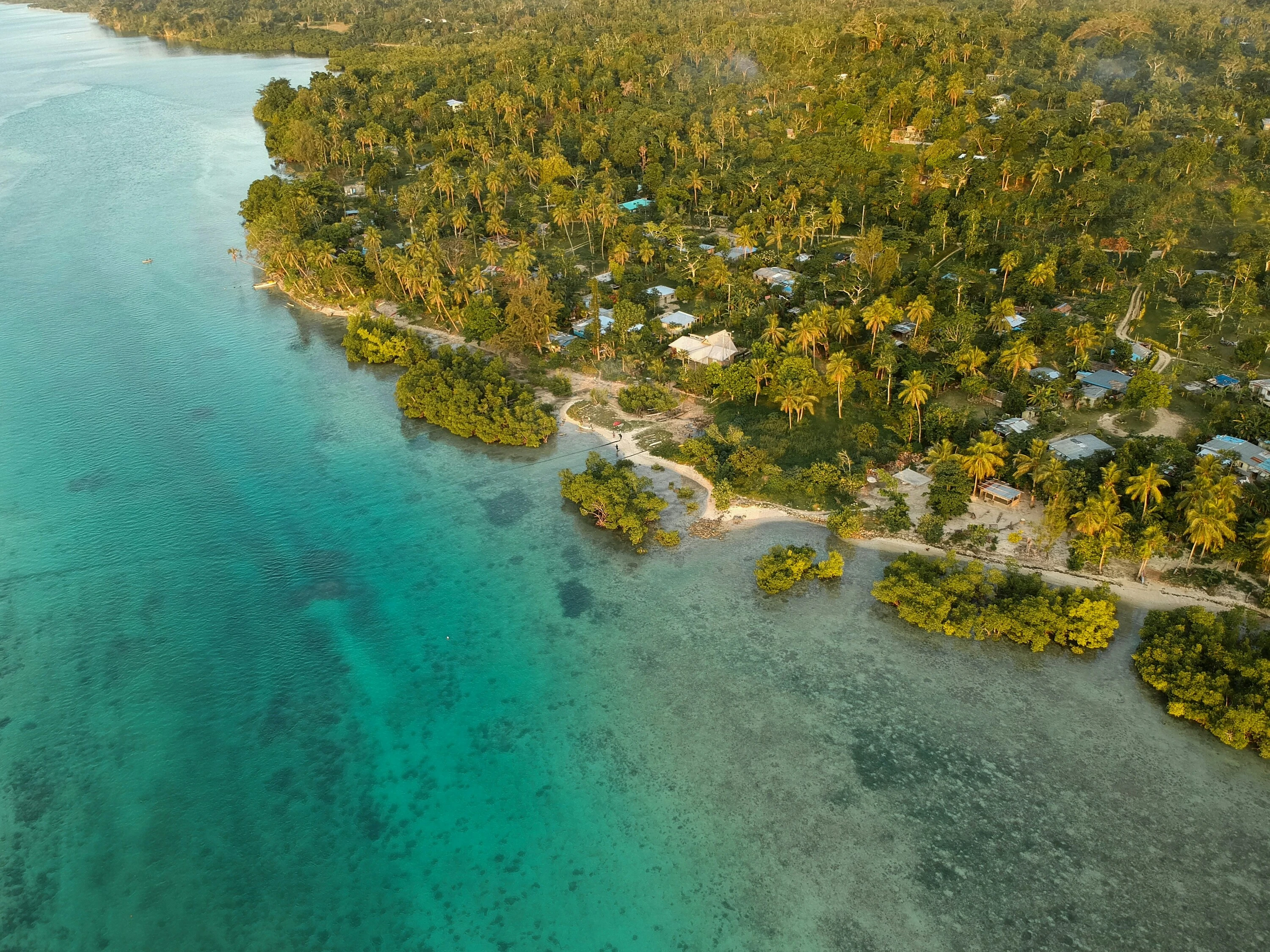 Aerial shot of Vanuatu